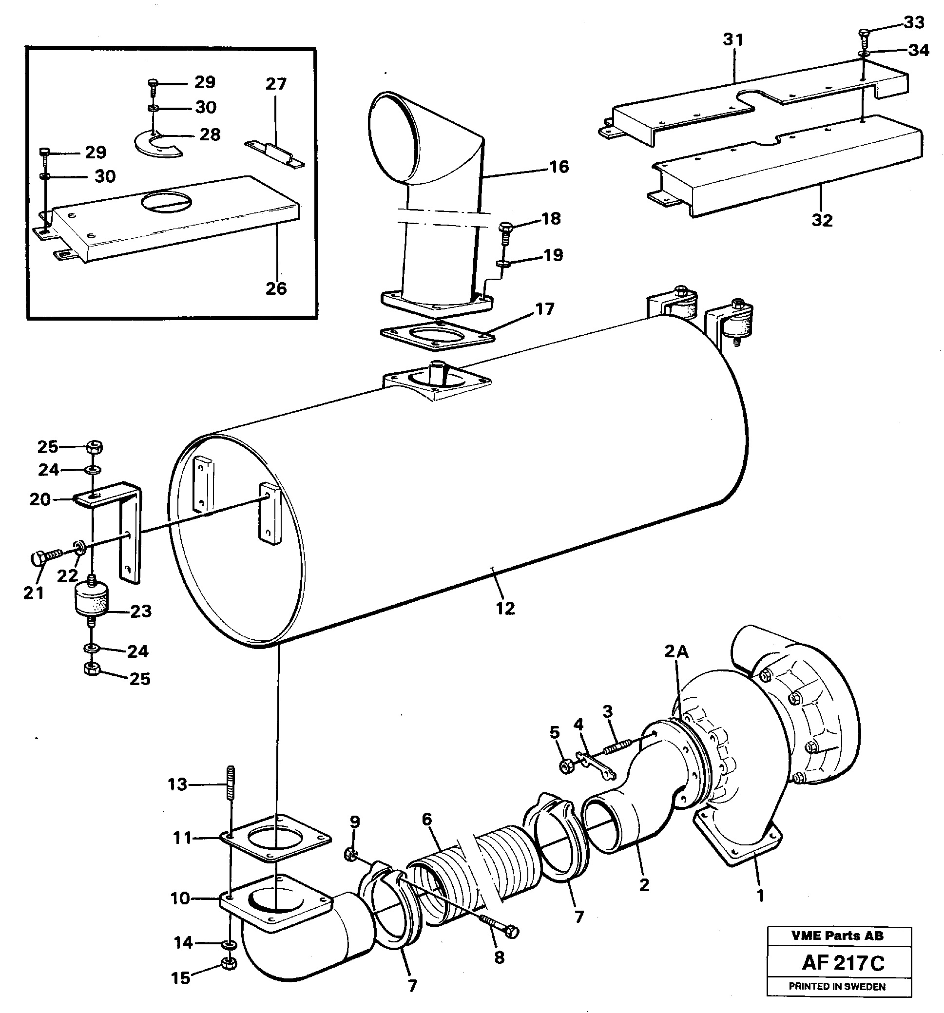 Axle Casing VOE11033378 VOLVO