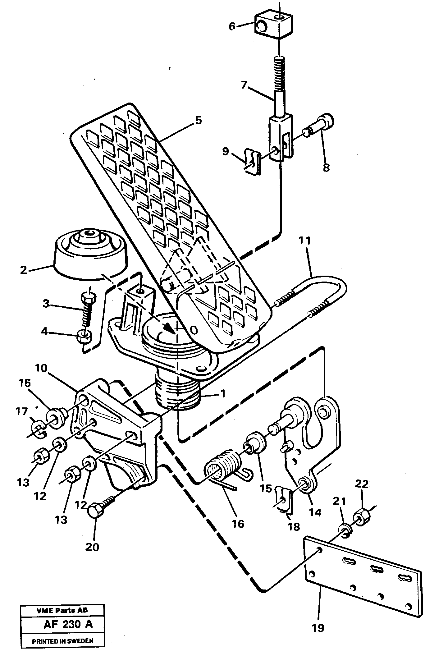 Push Rod VOE11992076 VOLVO