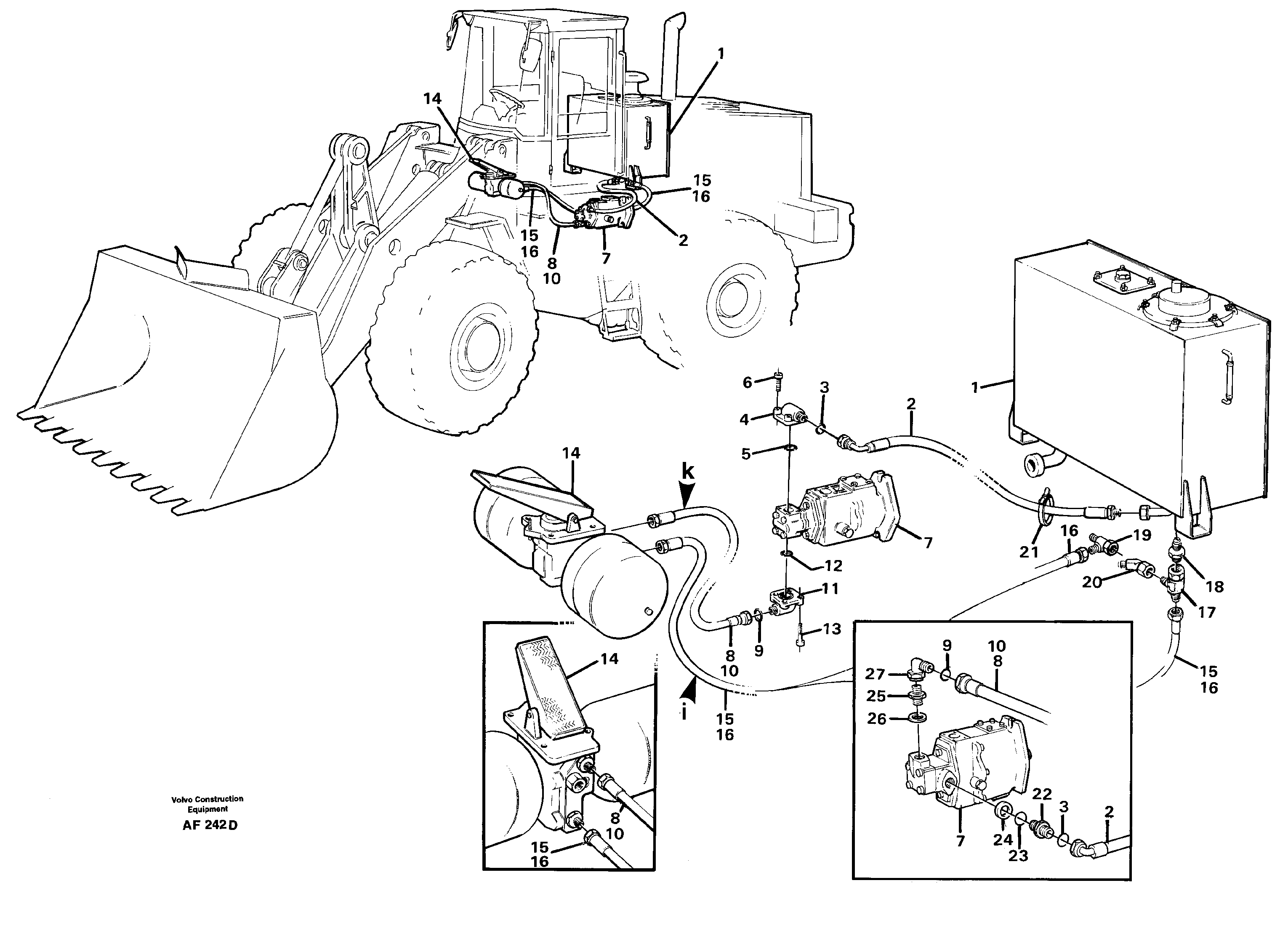 Timing gear casing VOE13933344 VOLVO