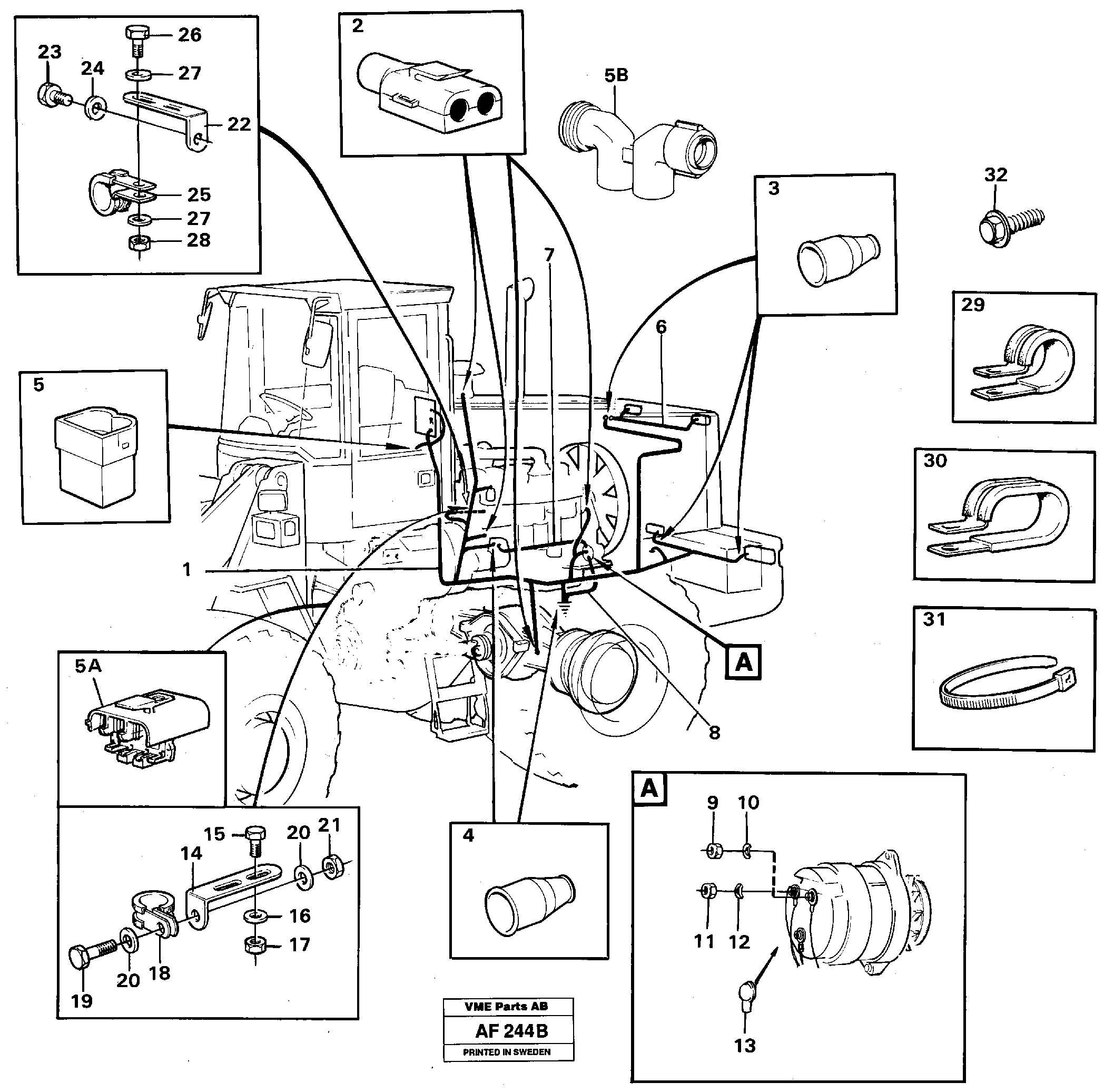 Radio Support VOE11024708 VOLVO