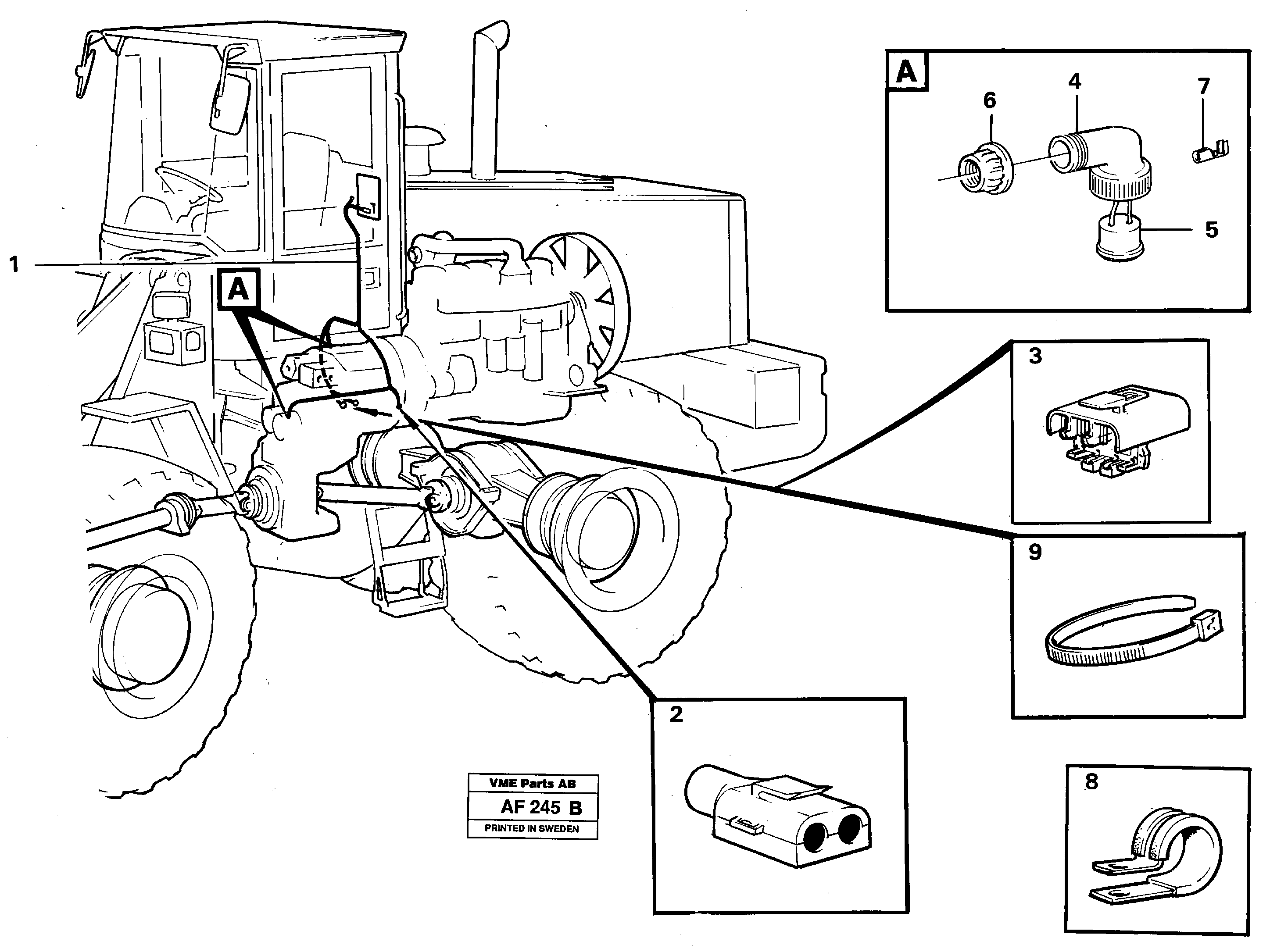 Rubber cushion VOE11025912 VOLVO