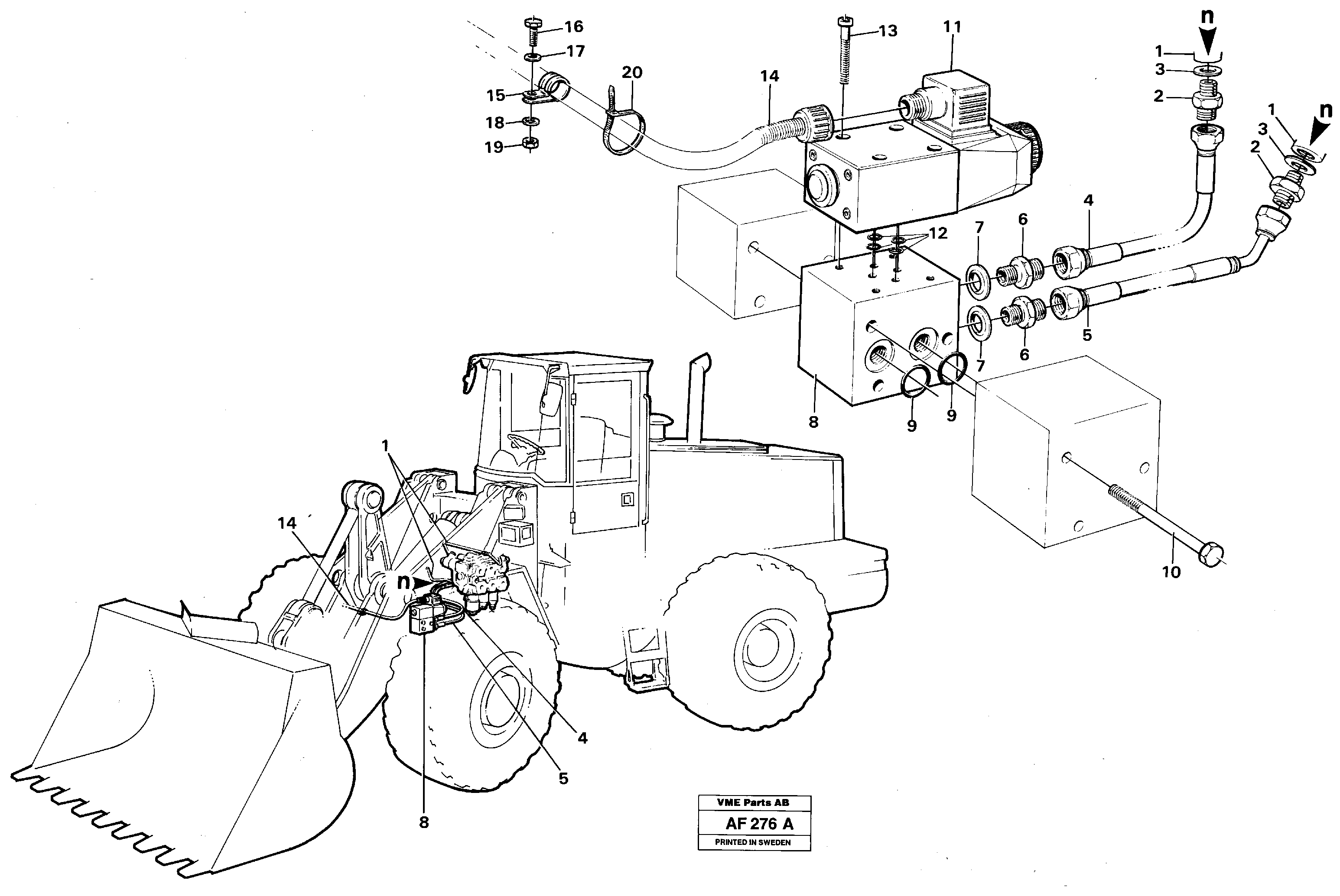 Radio Support VOE11024705 VOLVO