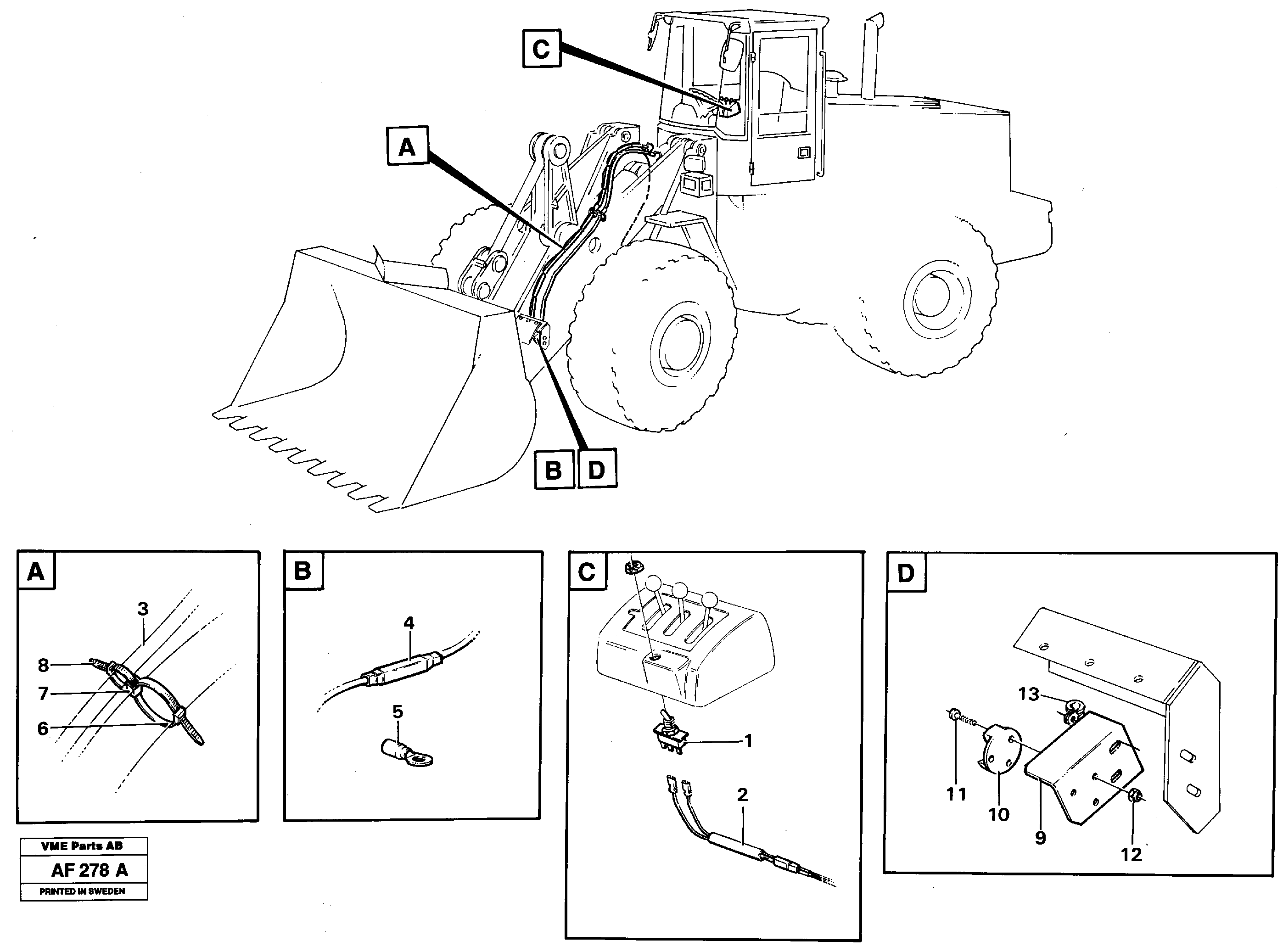 Radio Support VOE11025736 VOLVO