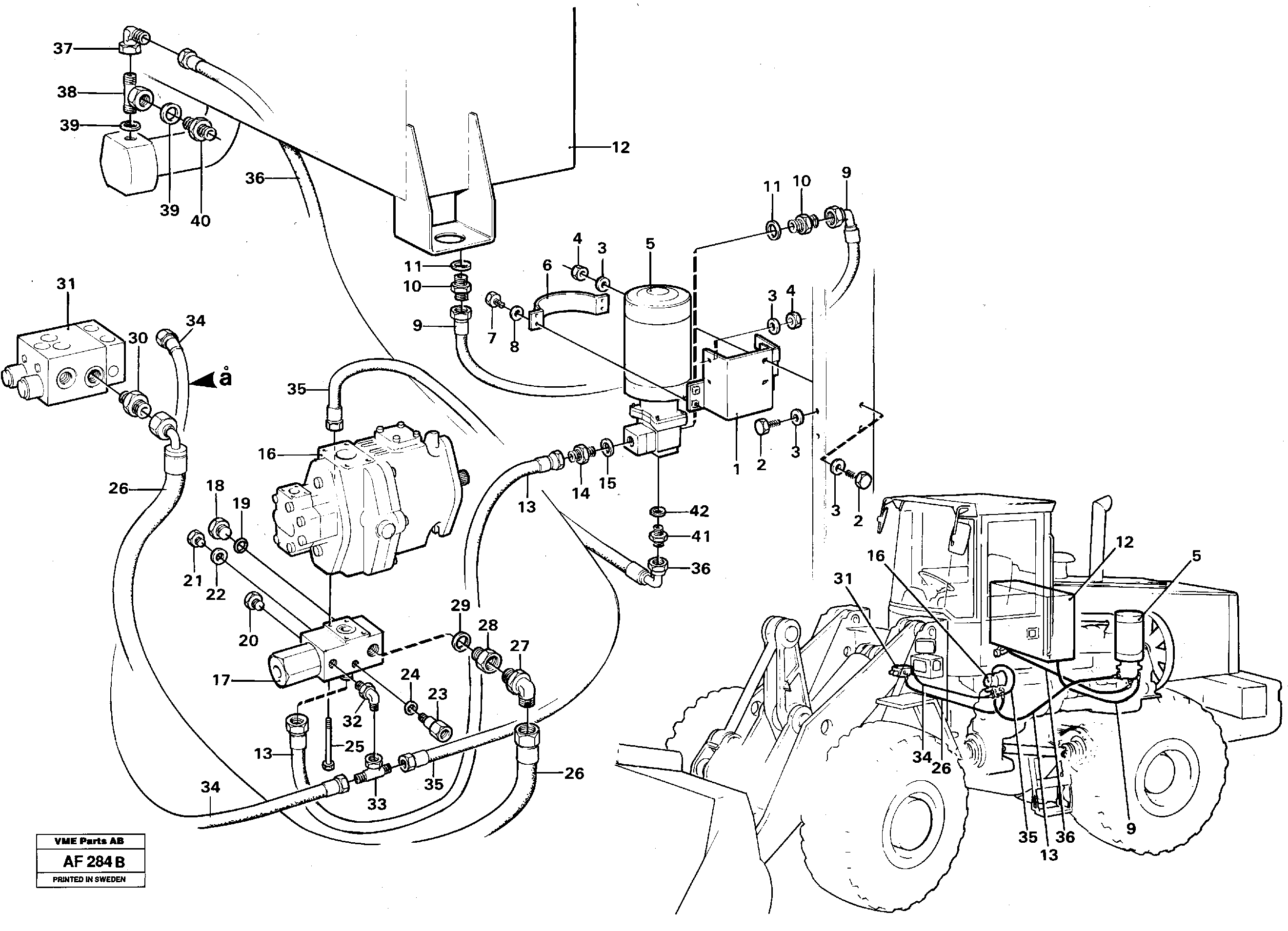 Timing gear casing VOE931639 VOLVO