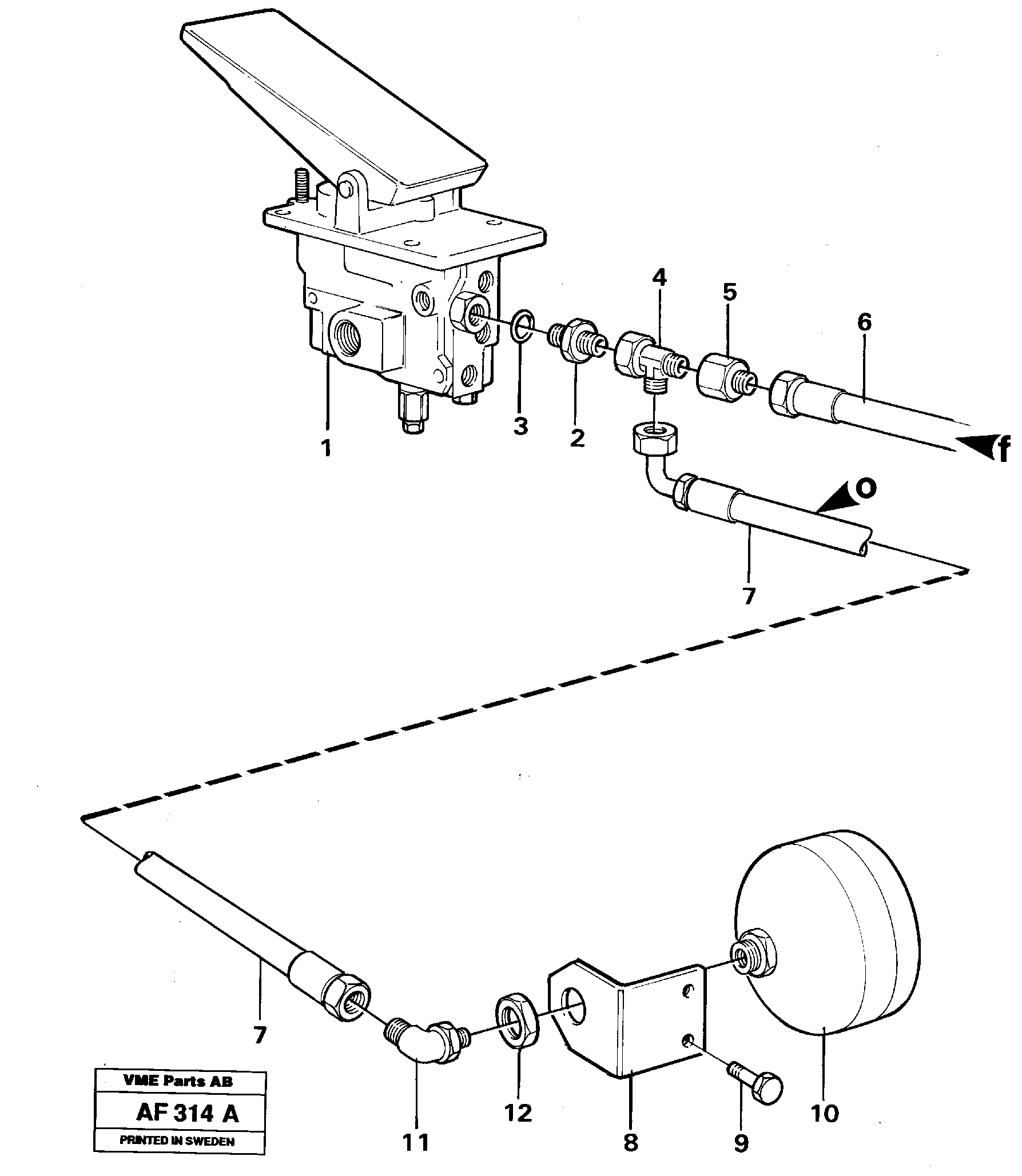 Heating Pipe VOE11026669 VOLVO