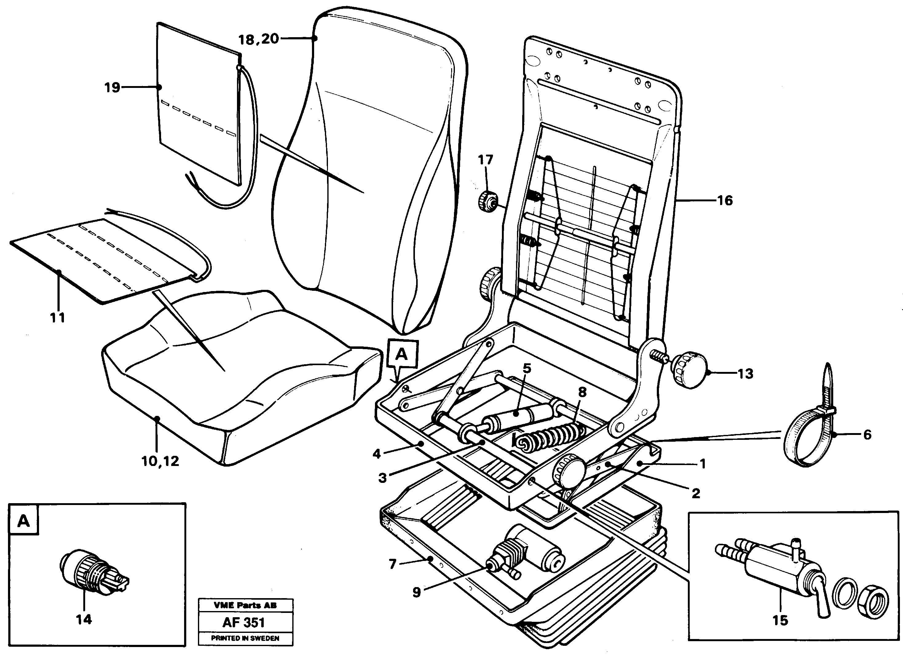 Sensor, position VOE11998616 VOLVO