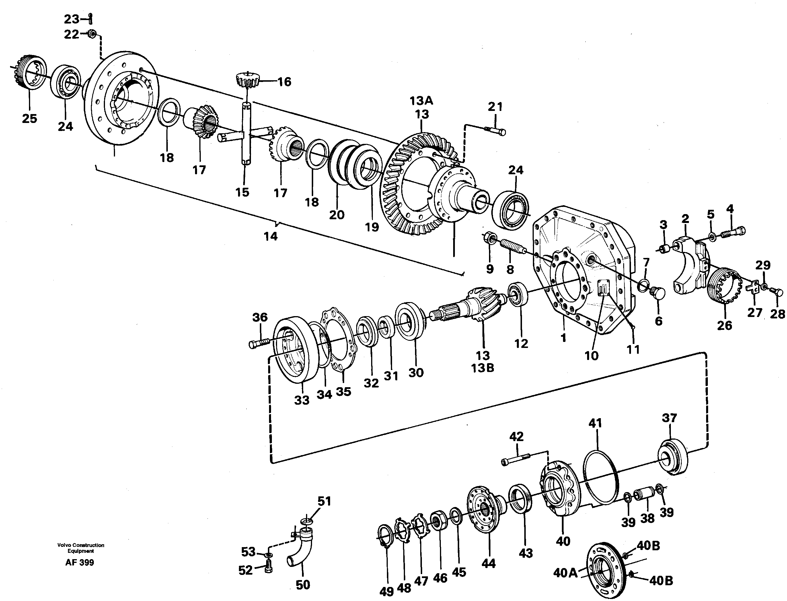 Ведущая шестерня VOE11035093 VOLVO