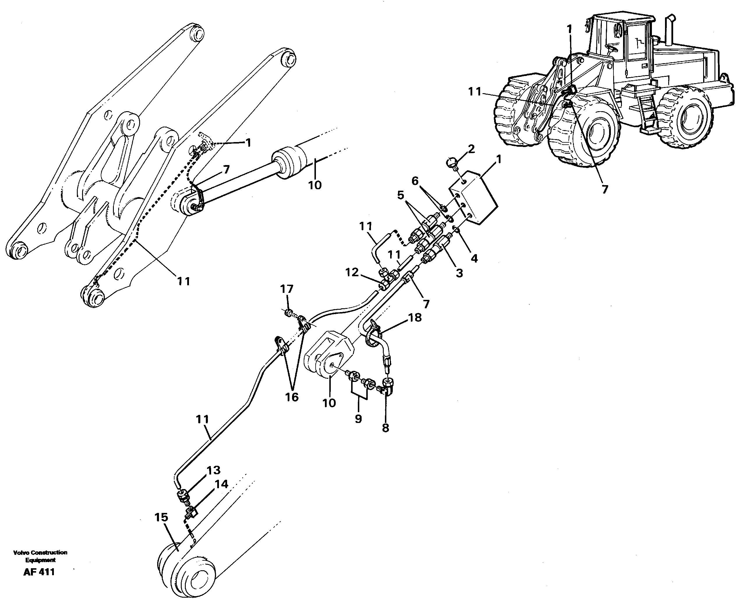 Timing gear casing VOE11701389 VOLVO