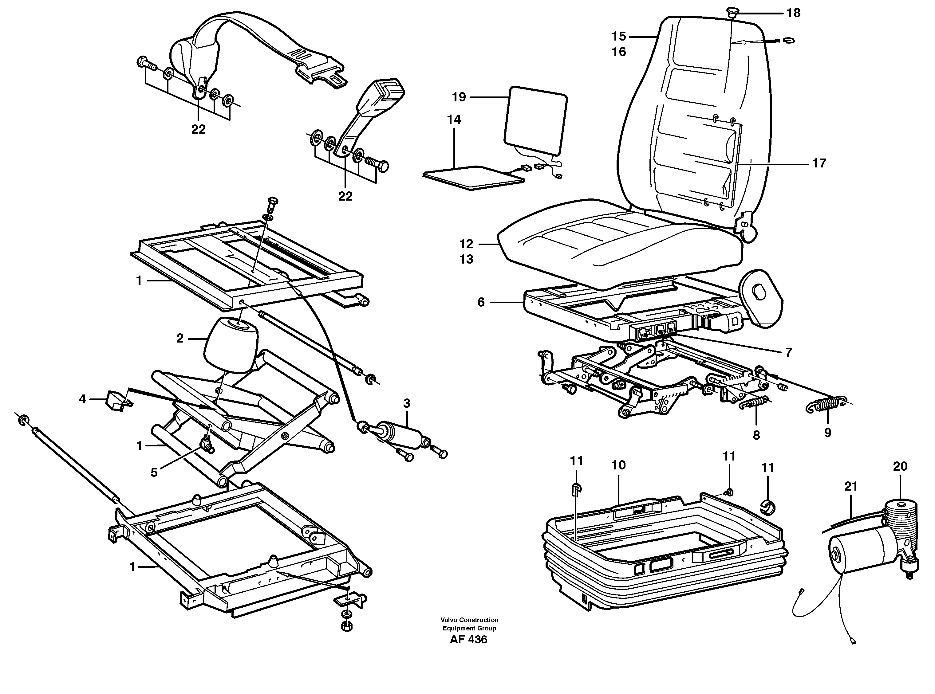 Outriggers VOE11702329 VOLVO