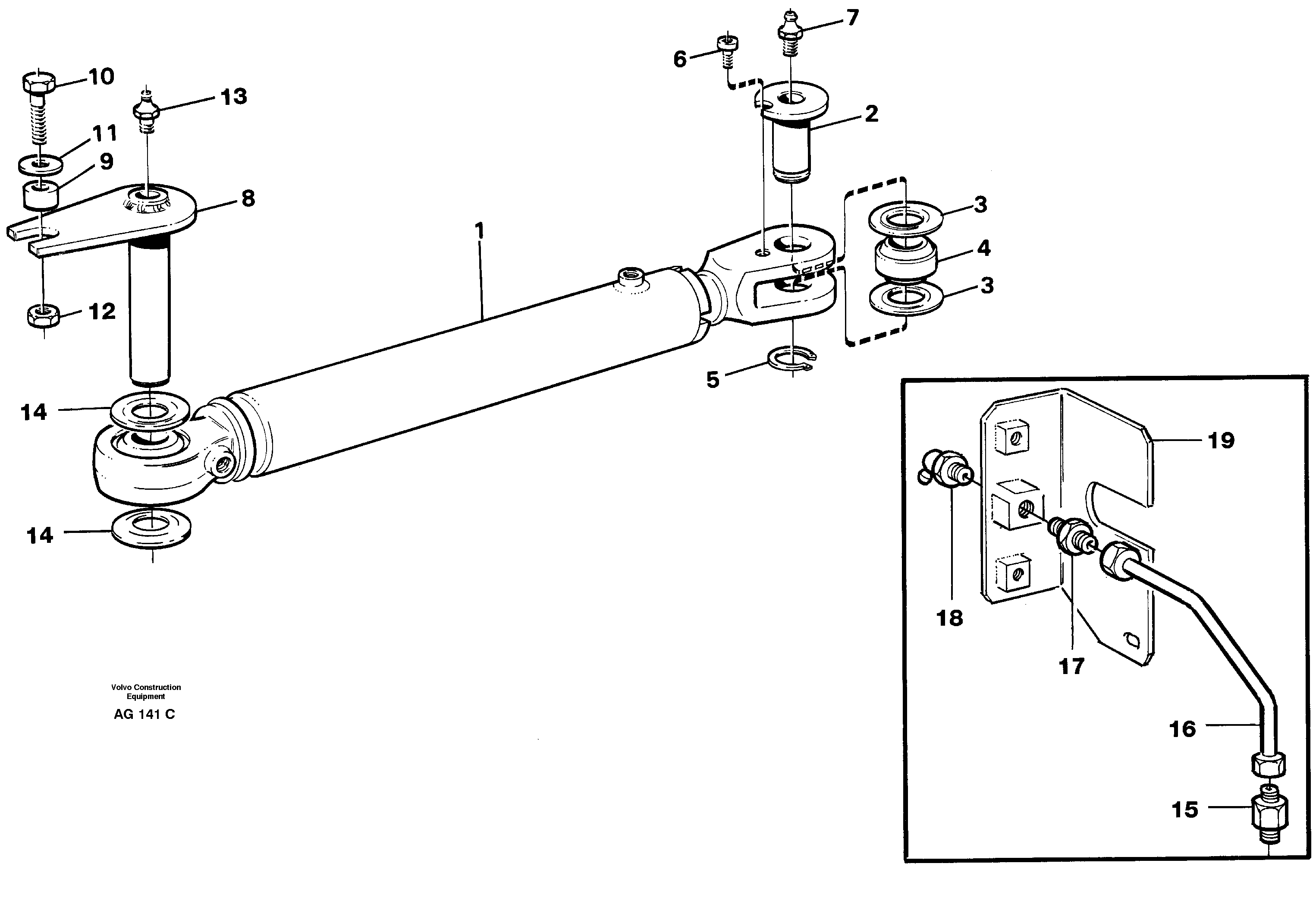 Bearing Spindle VOE11090067 VOLVO