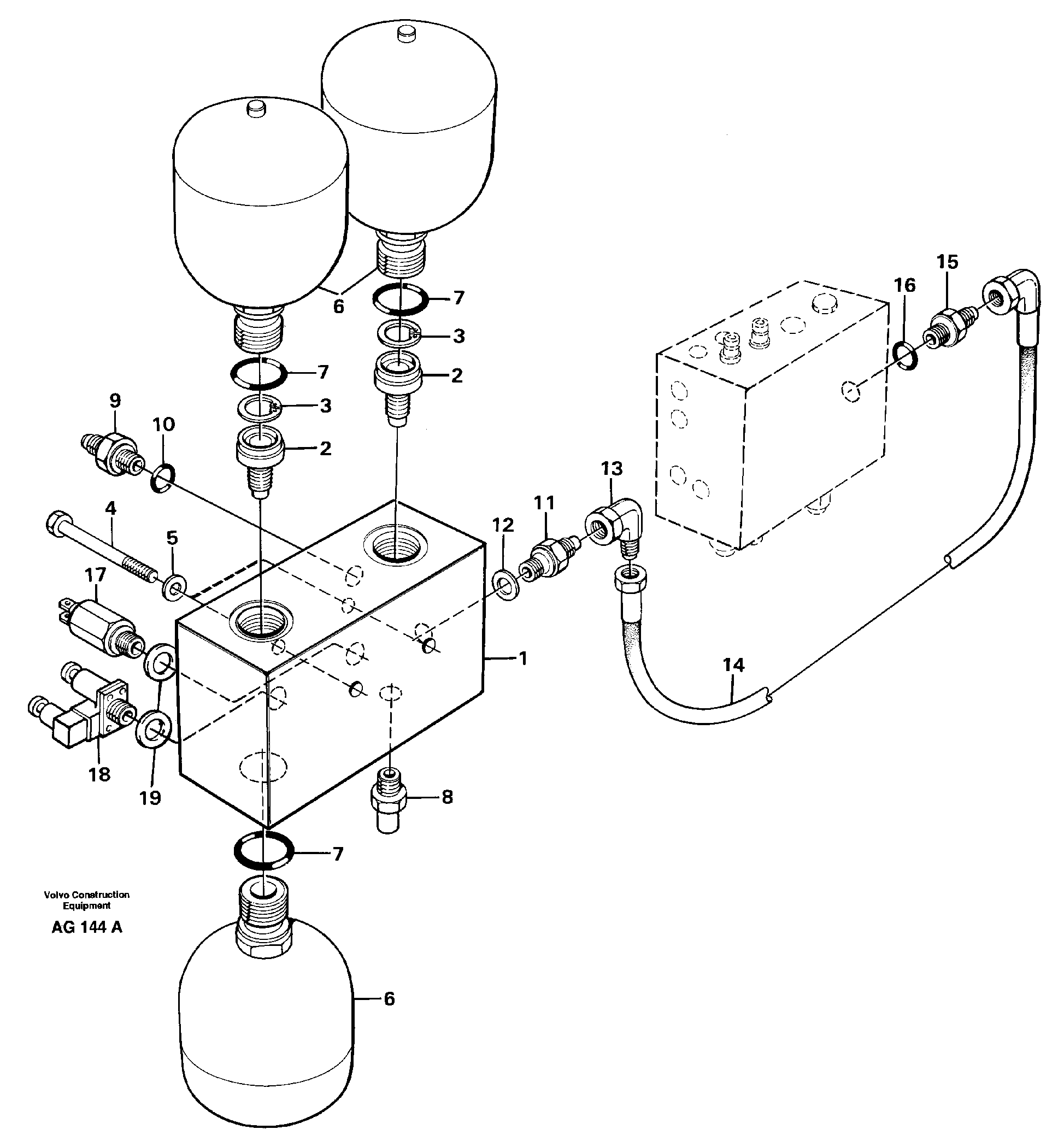 Frame, Centre VOE11004682 VOLVO