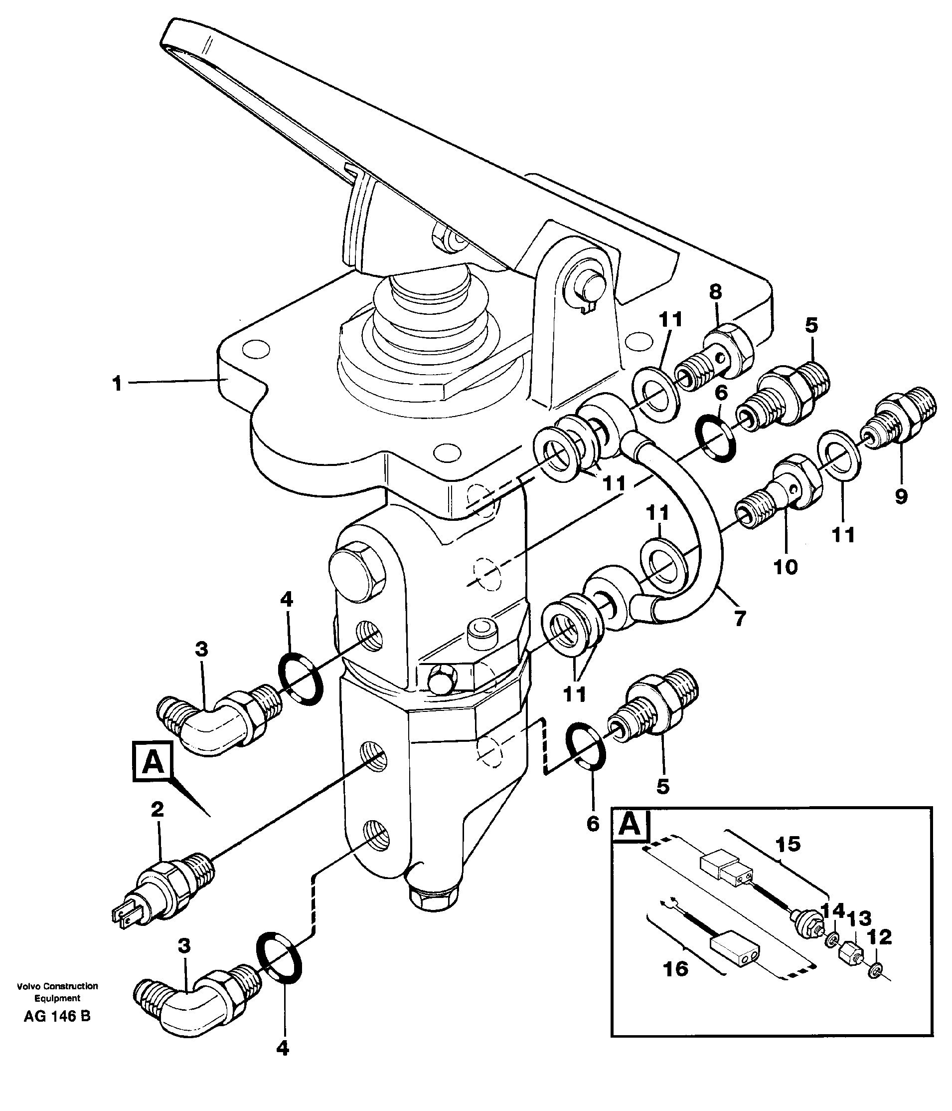 Fuel miser valve VOE11090321 VOLVO