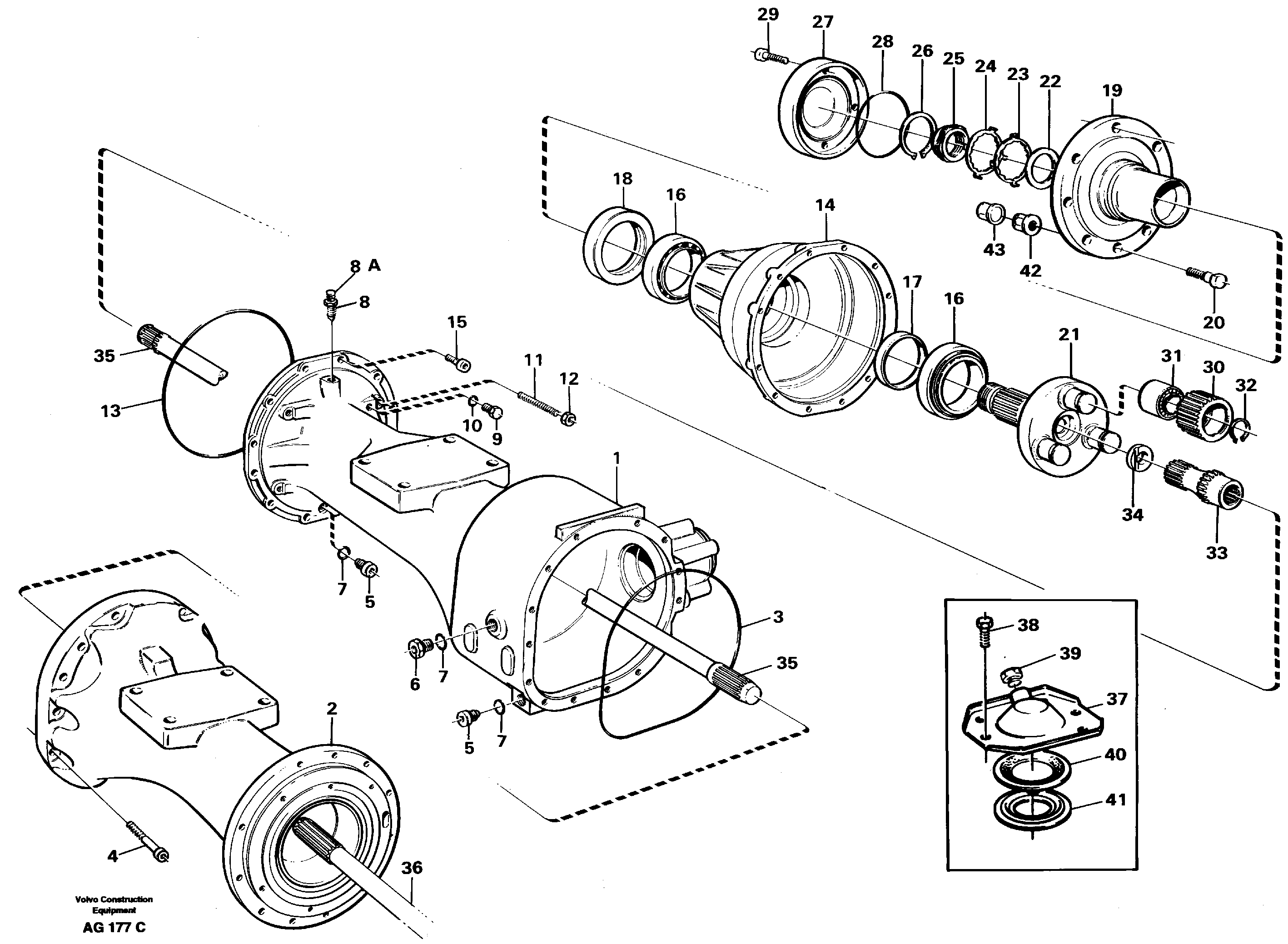 Bearing Housing VOE11035260 VOLVO