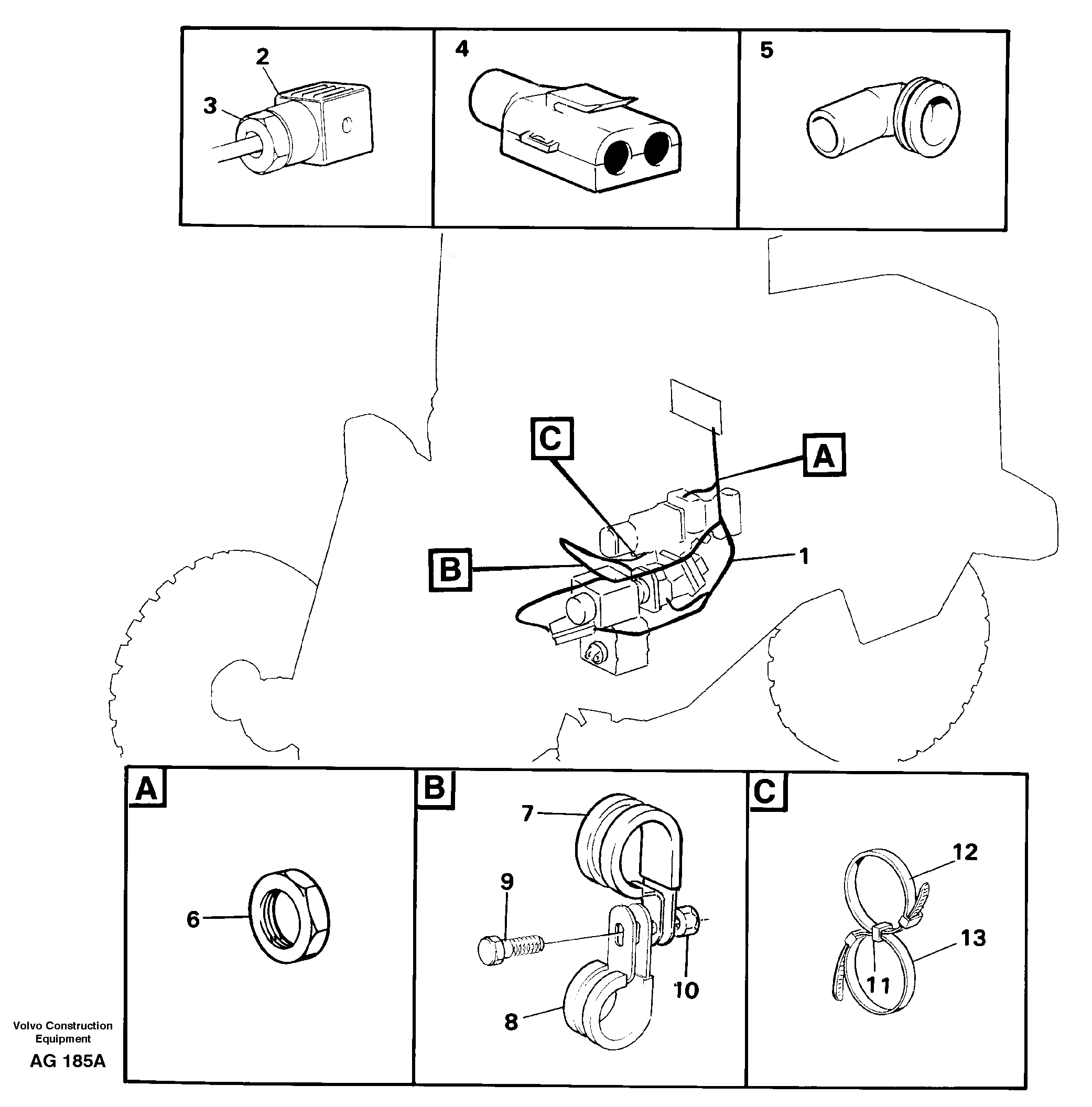Rubber cushion VOE11004905 VOLVO