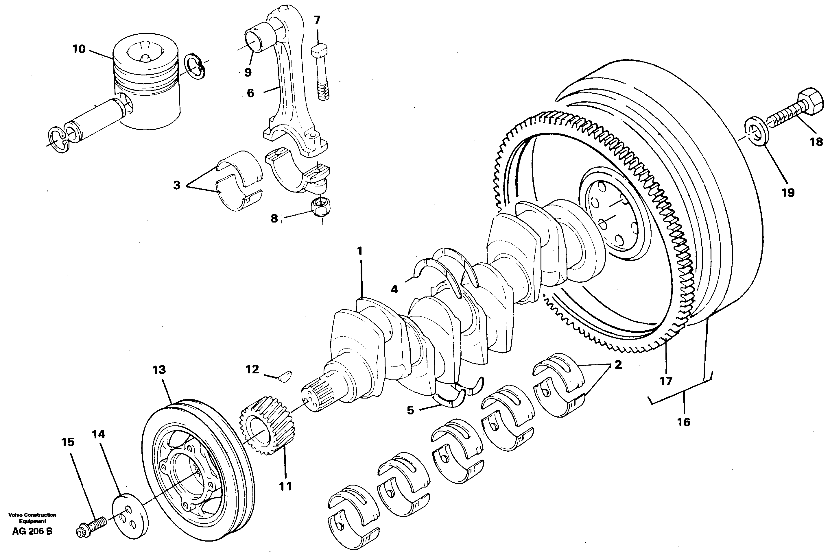 Big End Brg Kit VOE11997824 VOLVO