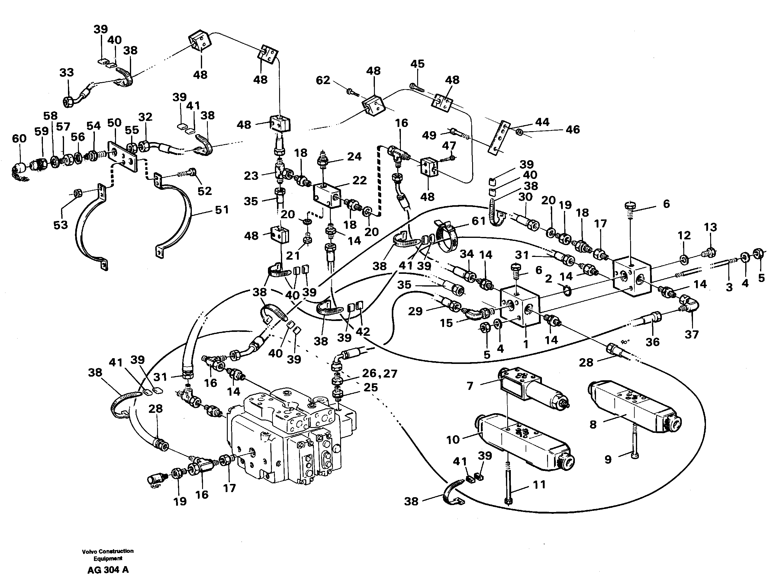 Lamp bracket, left VOE11706167 VOLVO