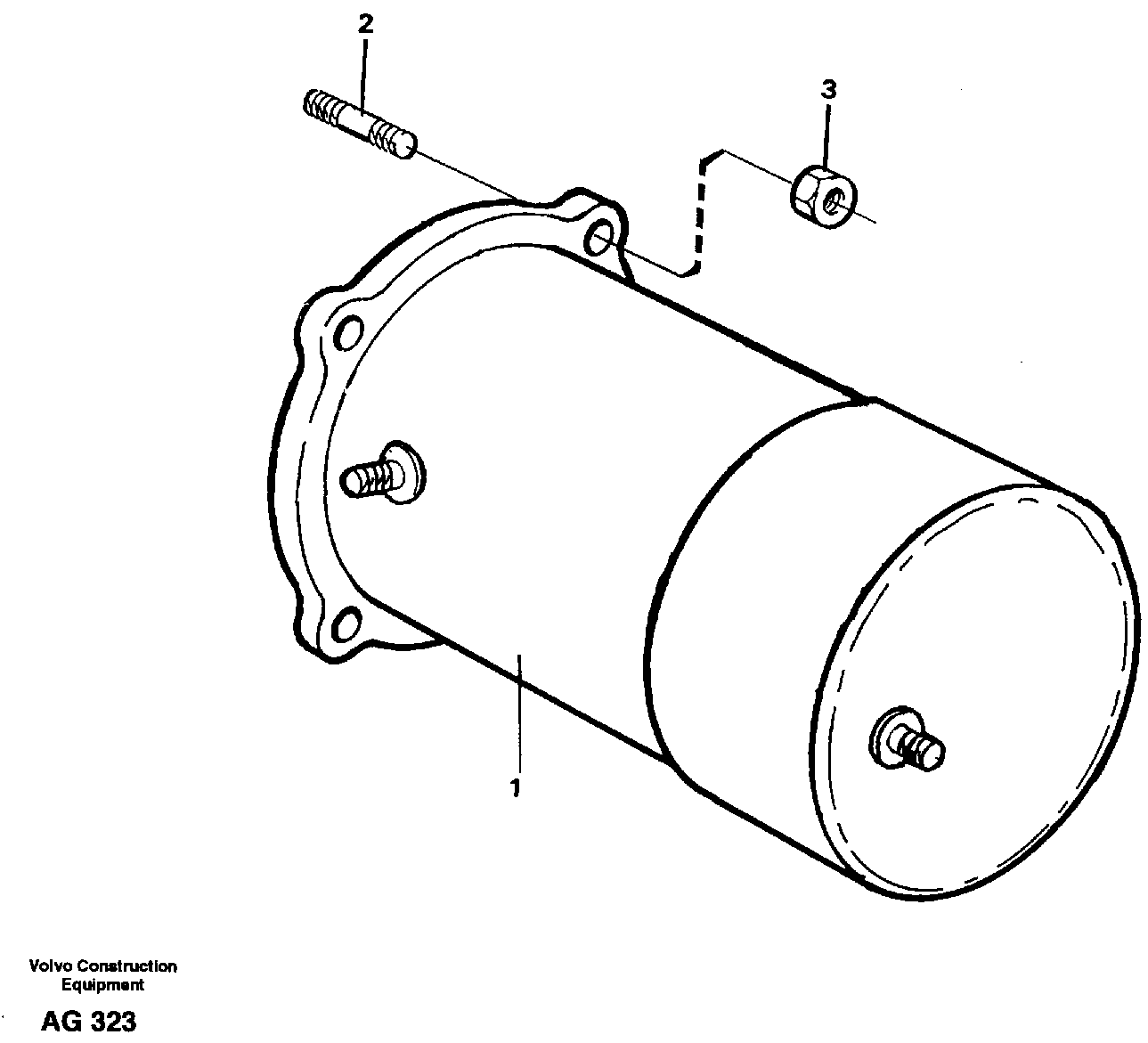 Hose for cooling a. VOE11702594 VOLVO
