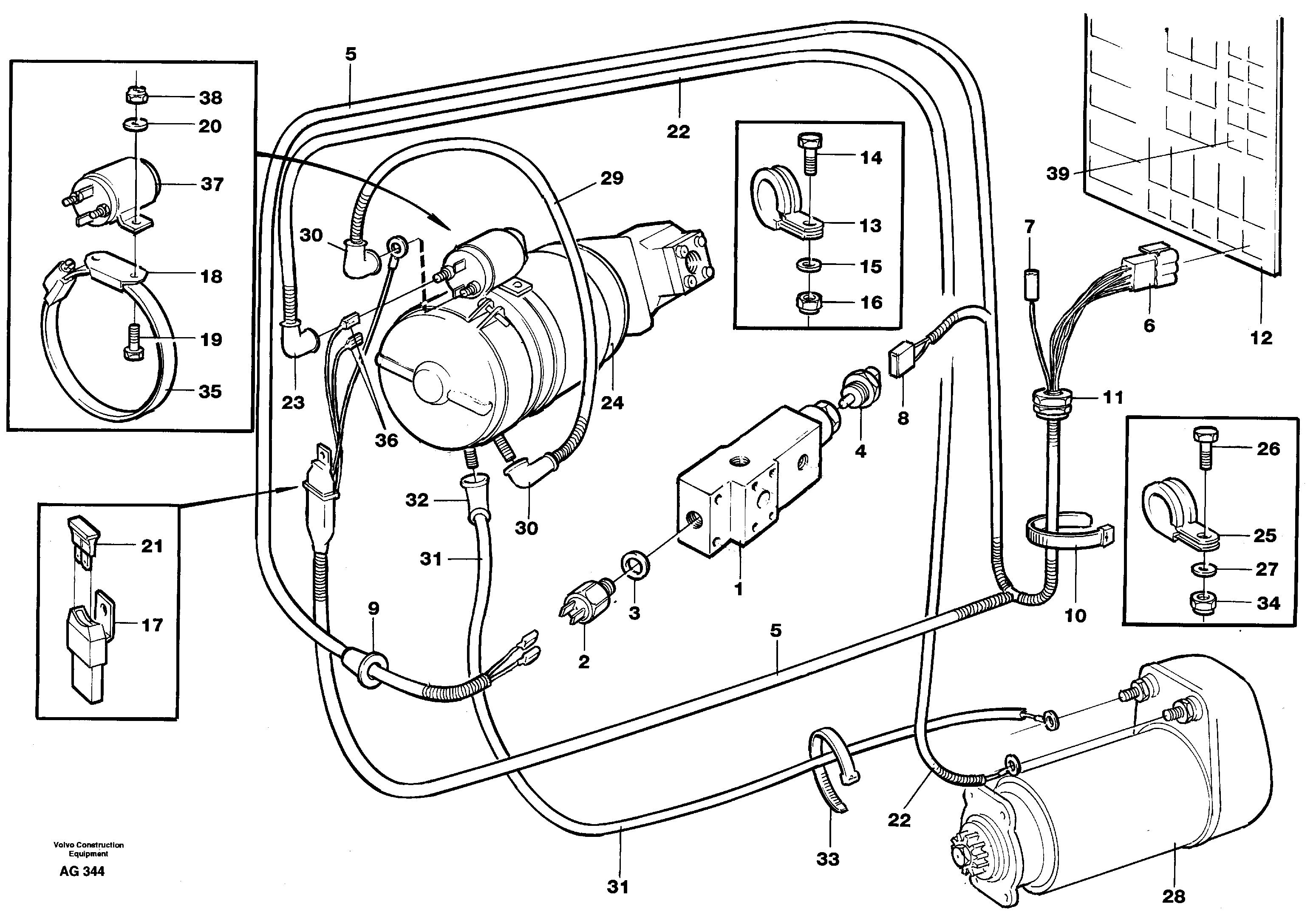 Radio Support VOE4766401 VOLVO
