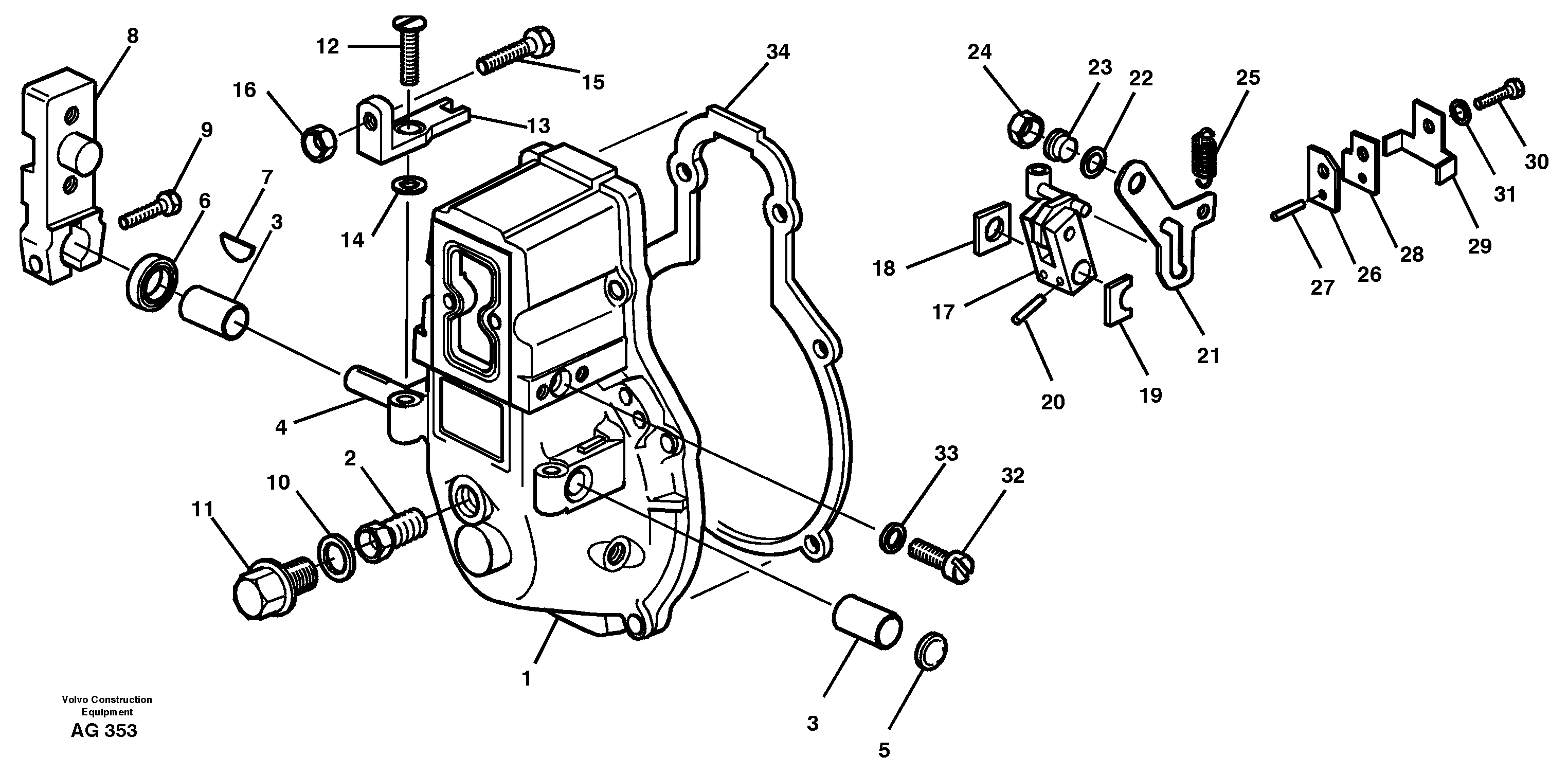 Screw VOE847518 VOLVO