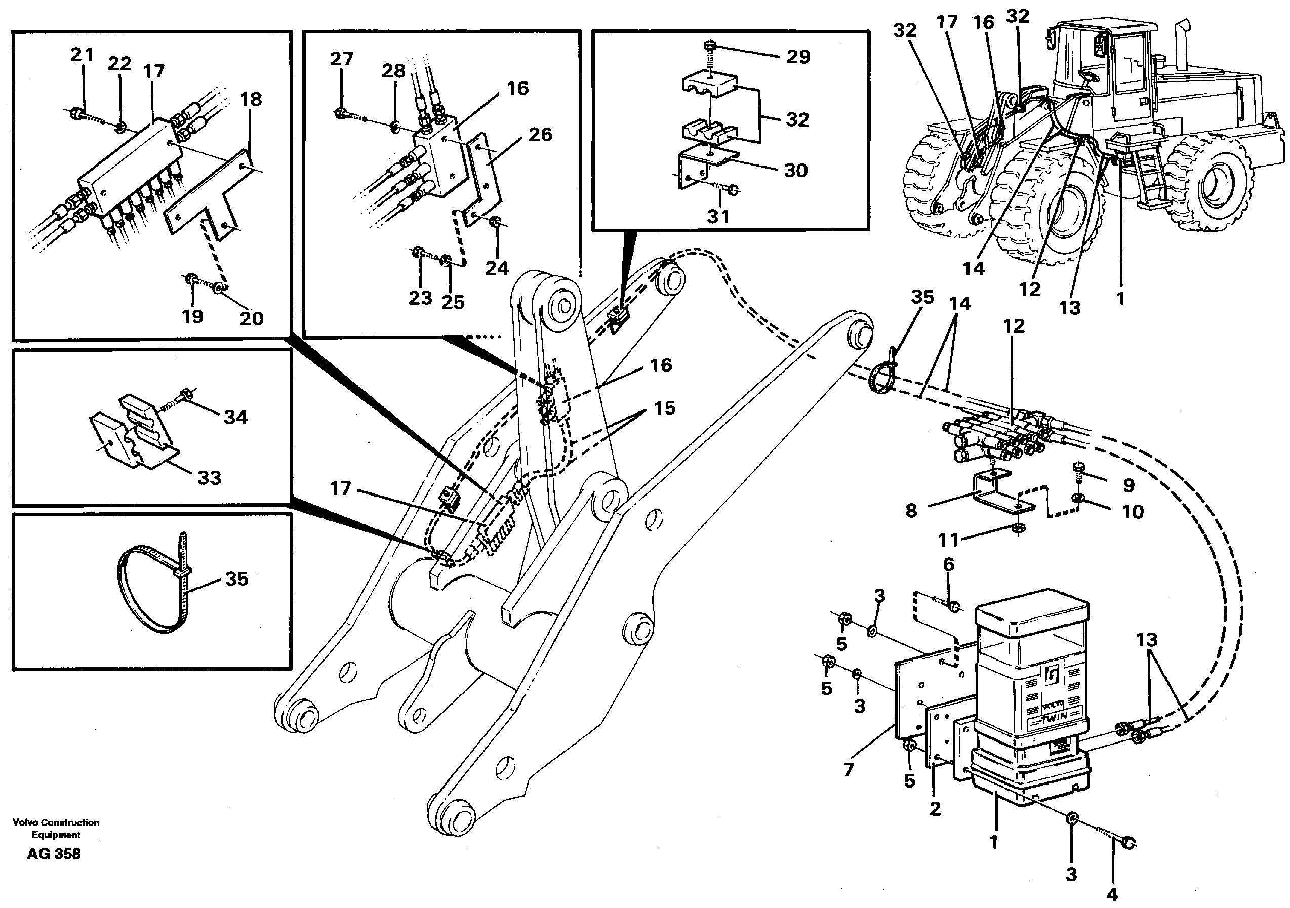 Connector Kit VOE11701822 VOLVO