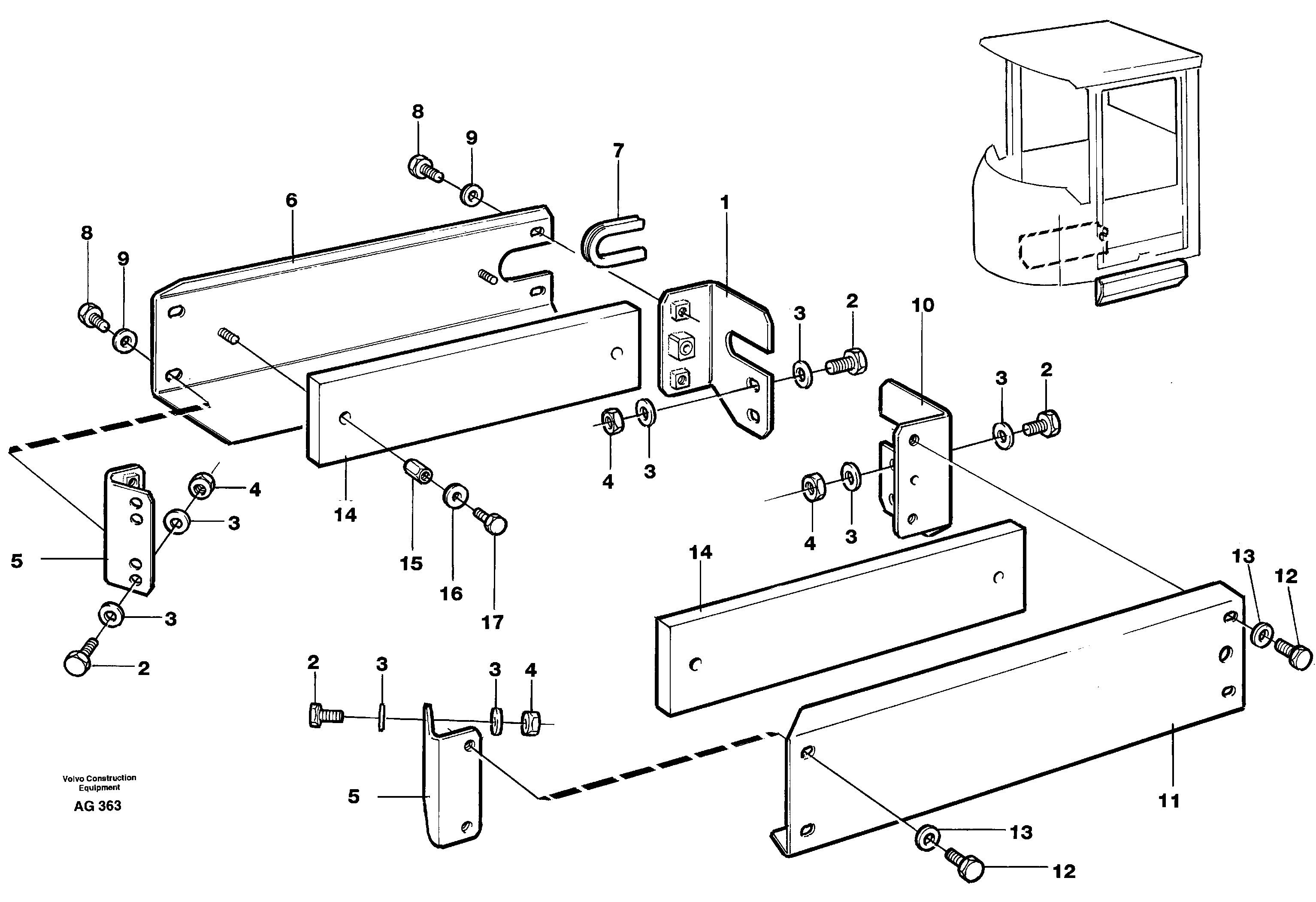 Heating Pipe VOE11100264 VOLVO