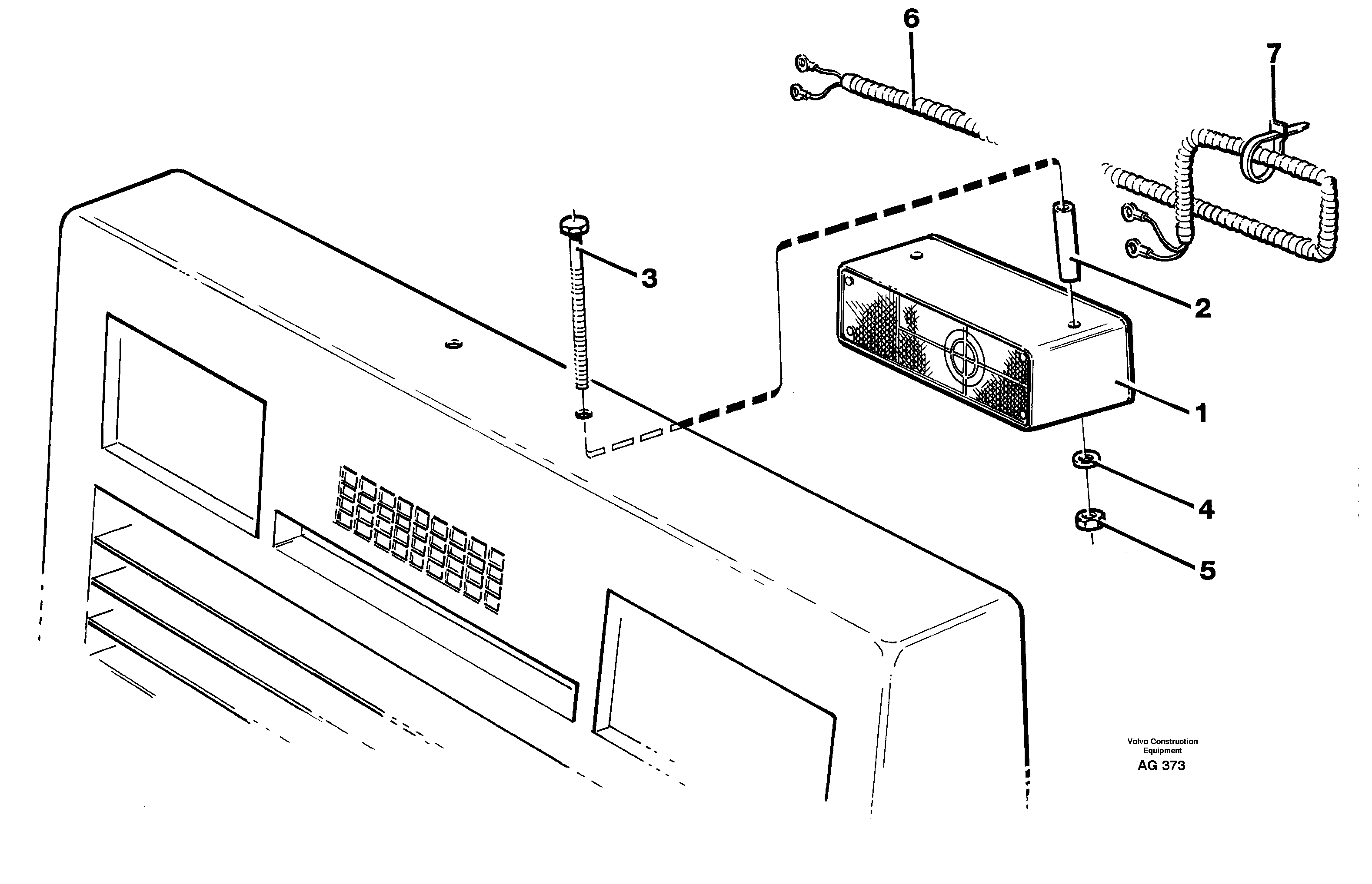 Brush ledge VOE11093605 VOLVO