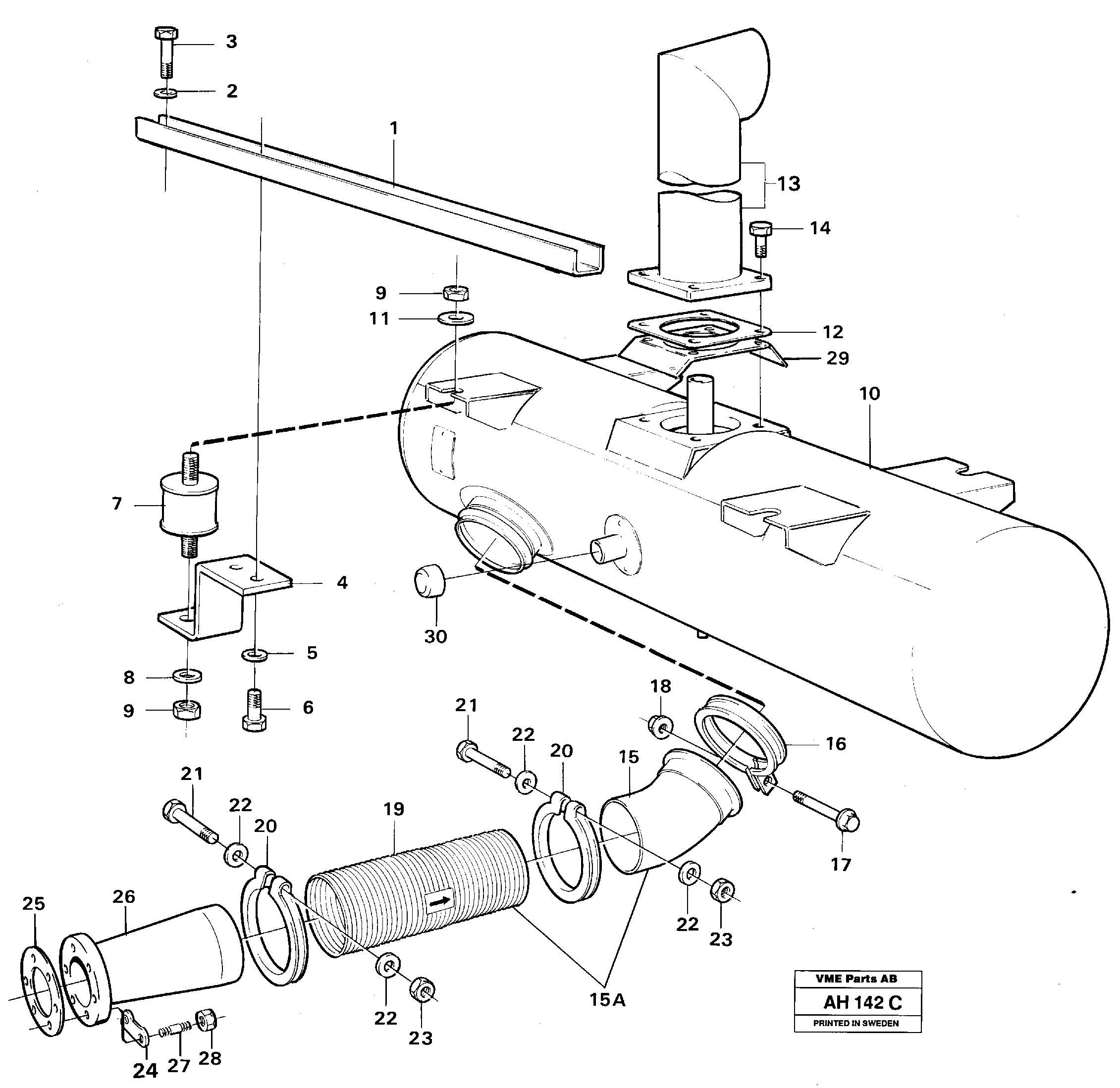 Axle Casing VOE11033489 VOLVO