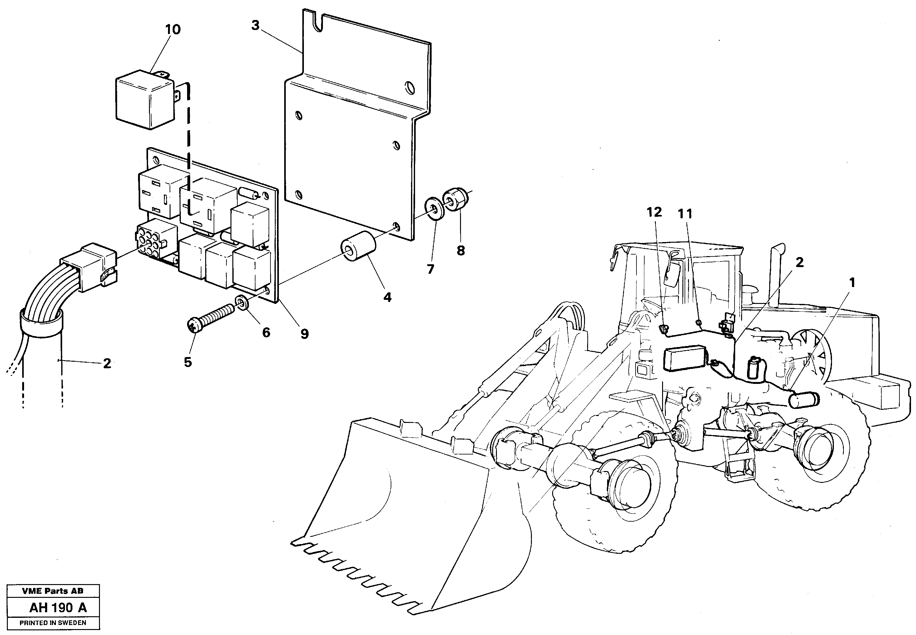 Rubber cushion VOE11019109 VOLVO
