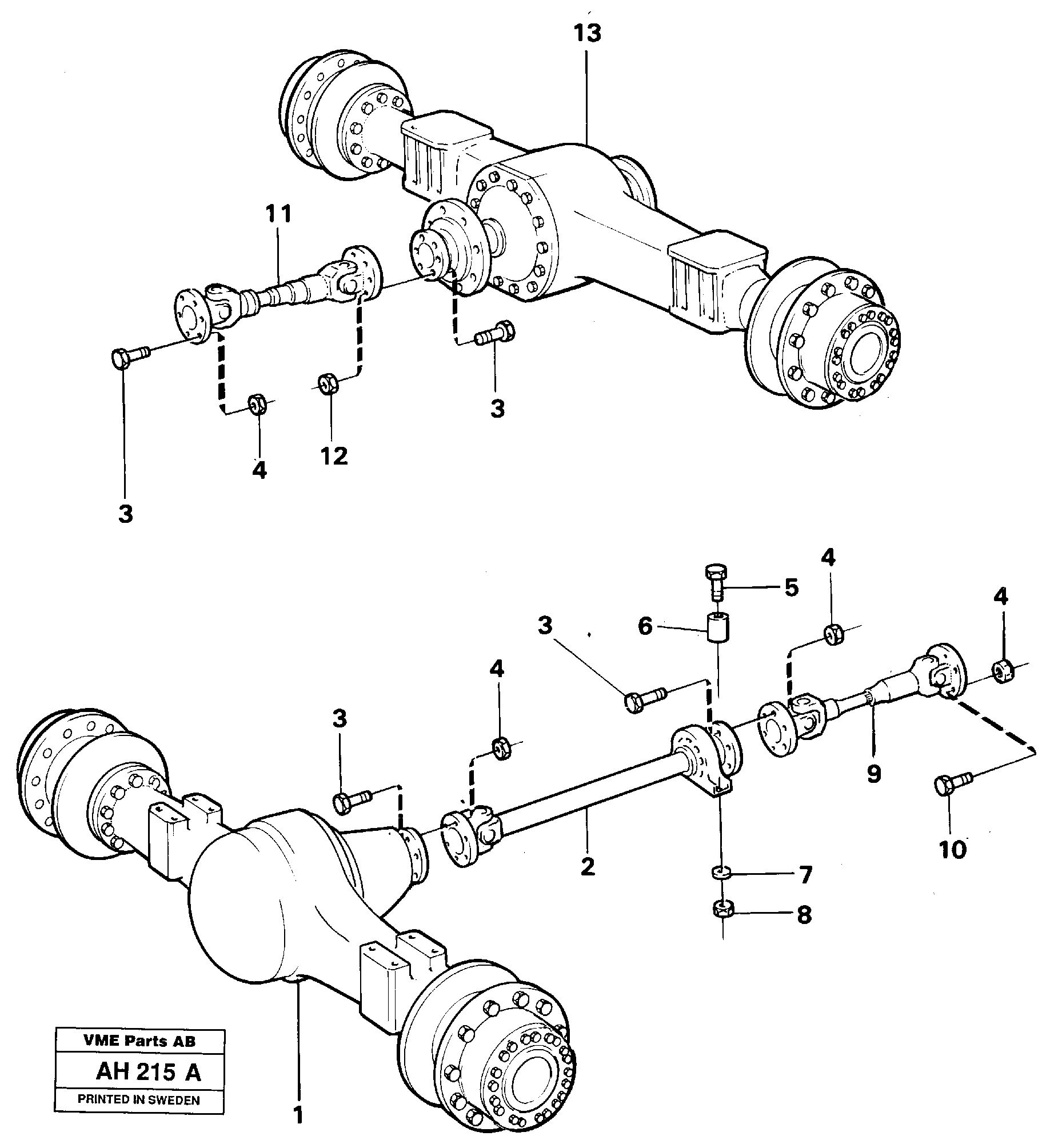 Планетарный мост VOE23743 VOLVO