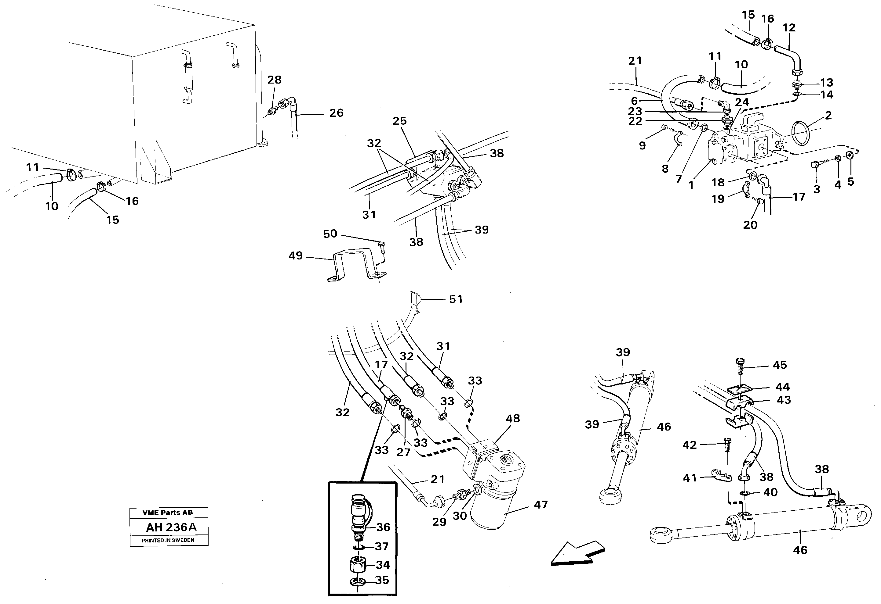 Timing gear casing VOE11014226 VOLVO