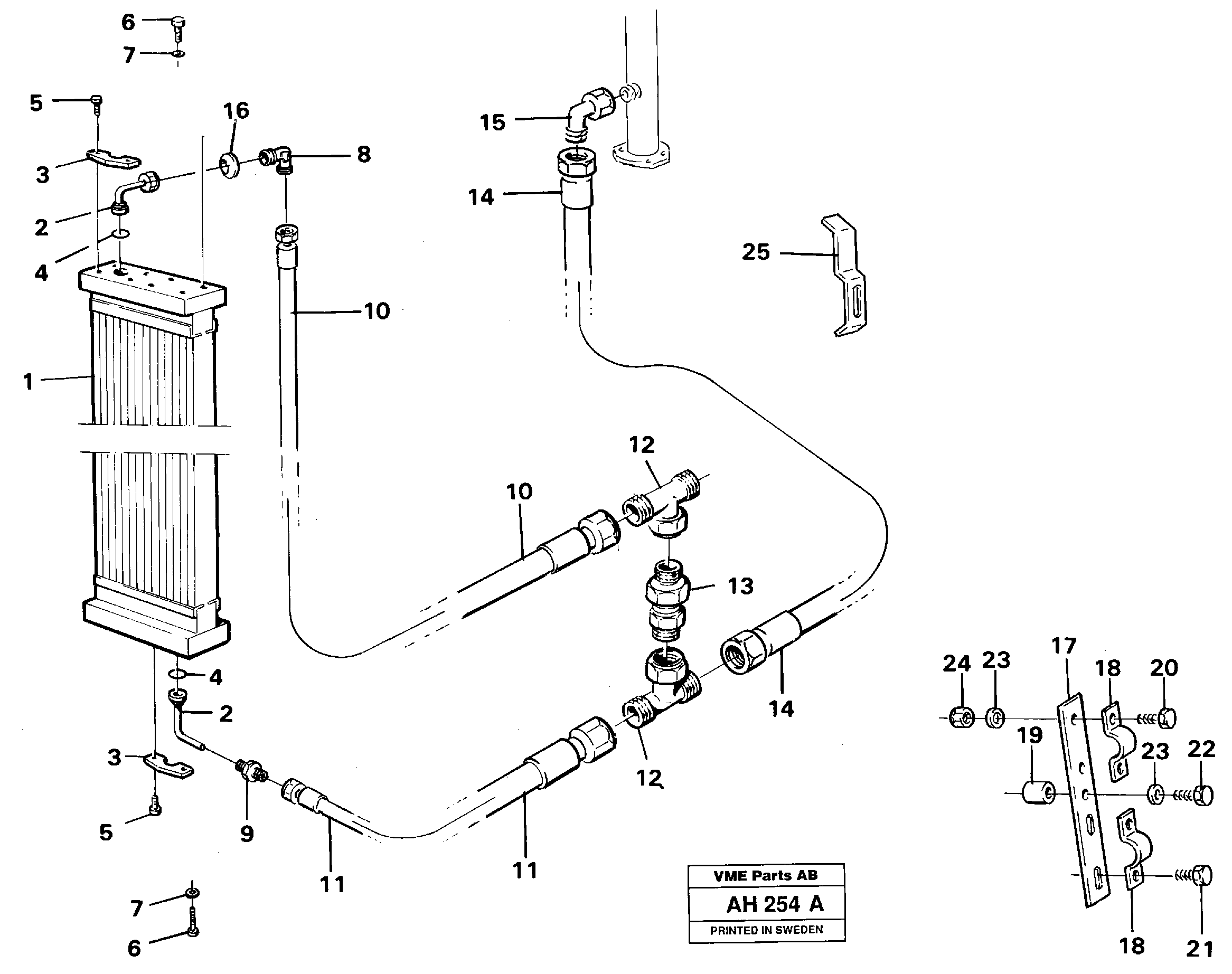 Timing gear casing VOE13933250 VOLVO