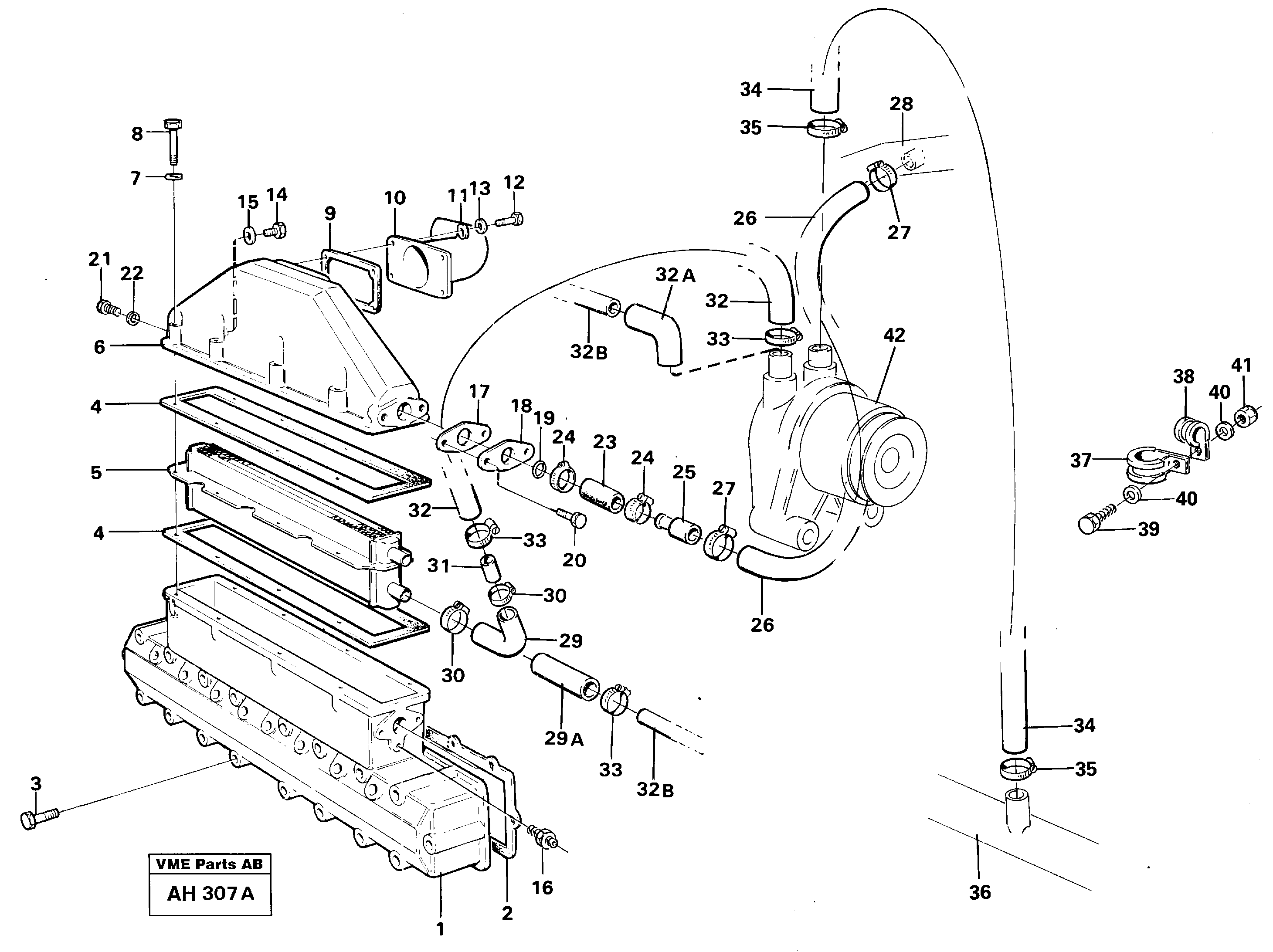 Air Pump VOE11030632 VOLVO