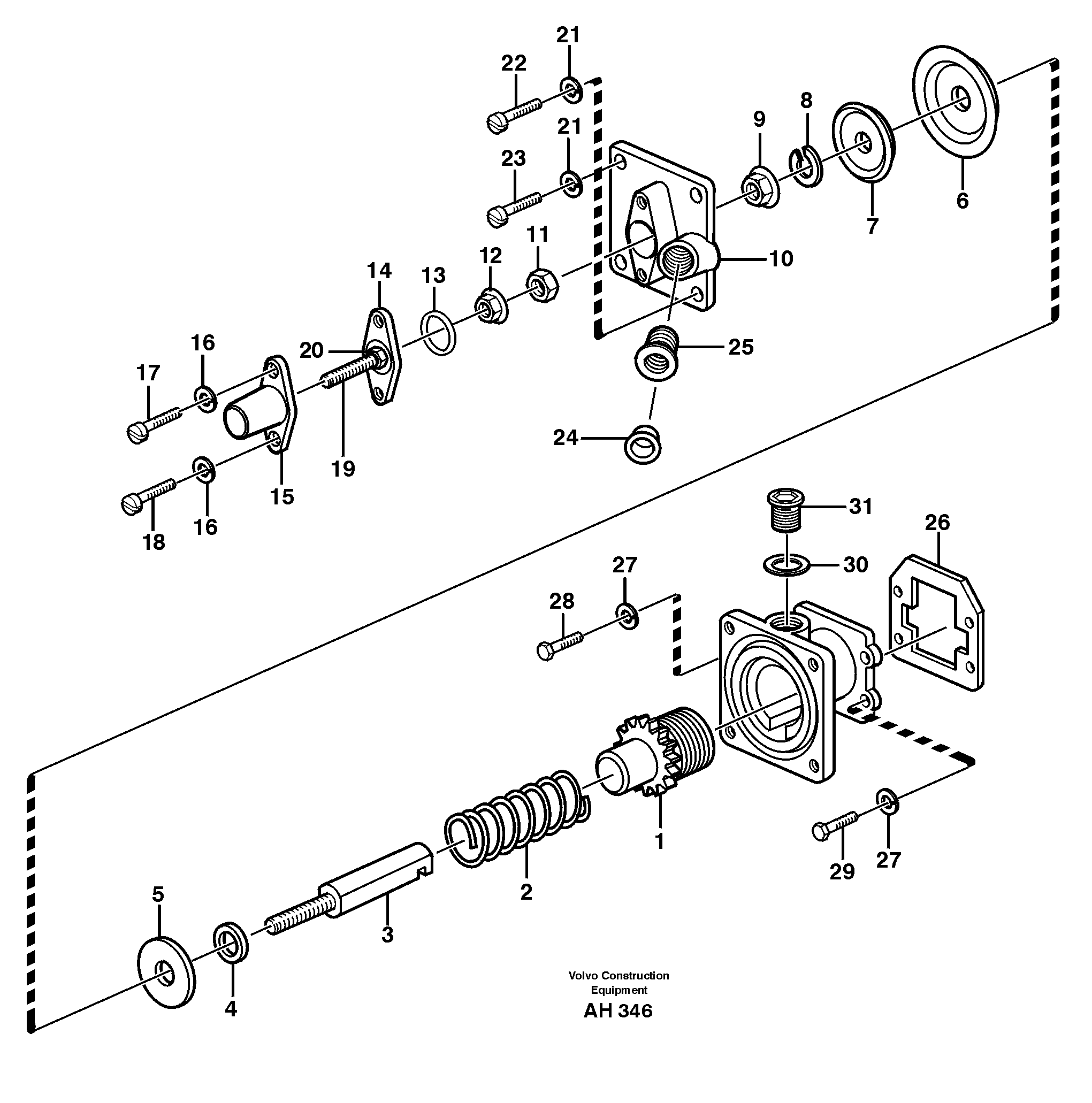 Screw VOE244855 VOLVO