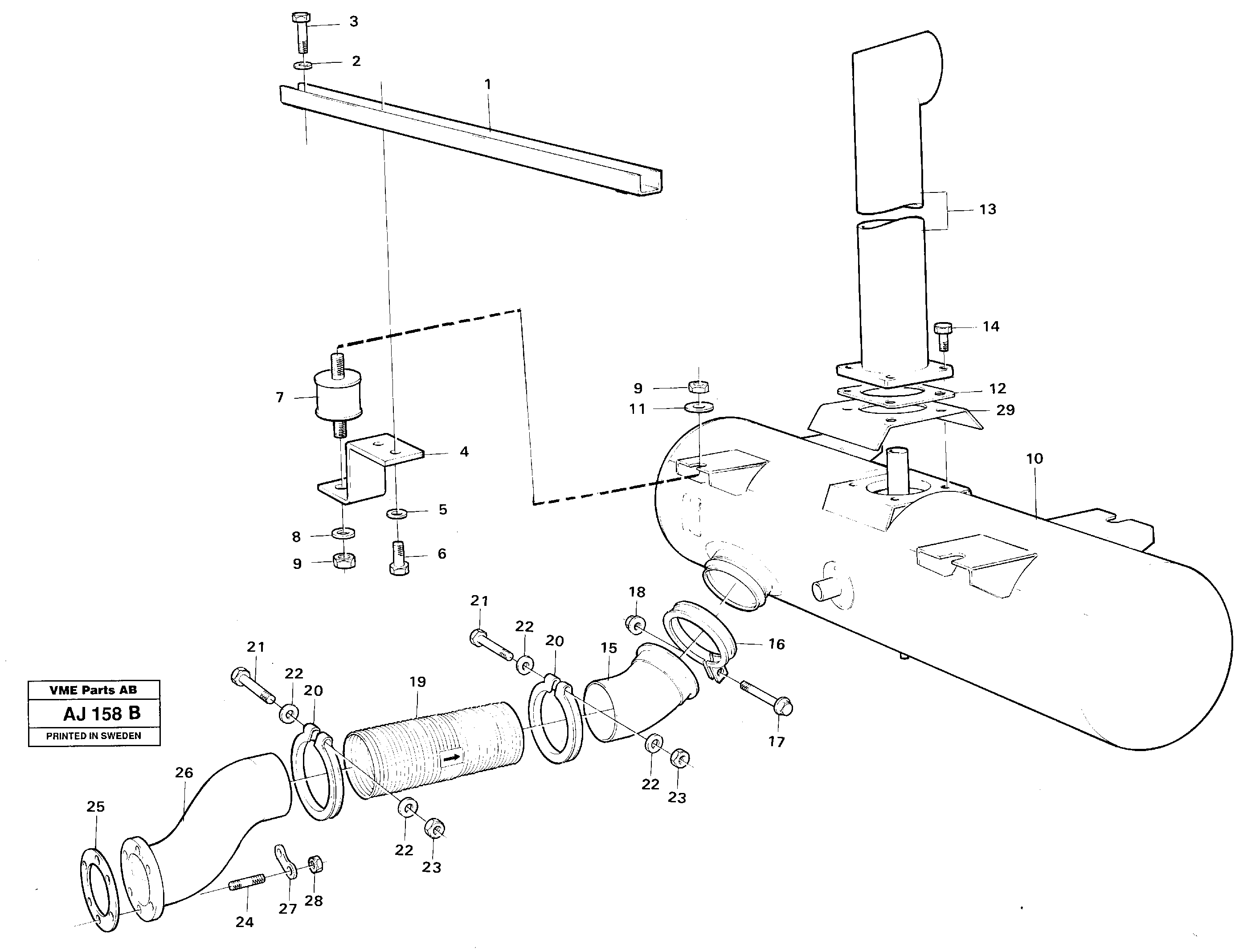 Axle Casing VOE11033352 VOLVO