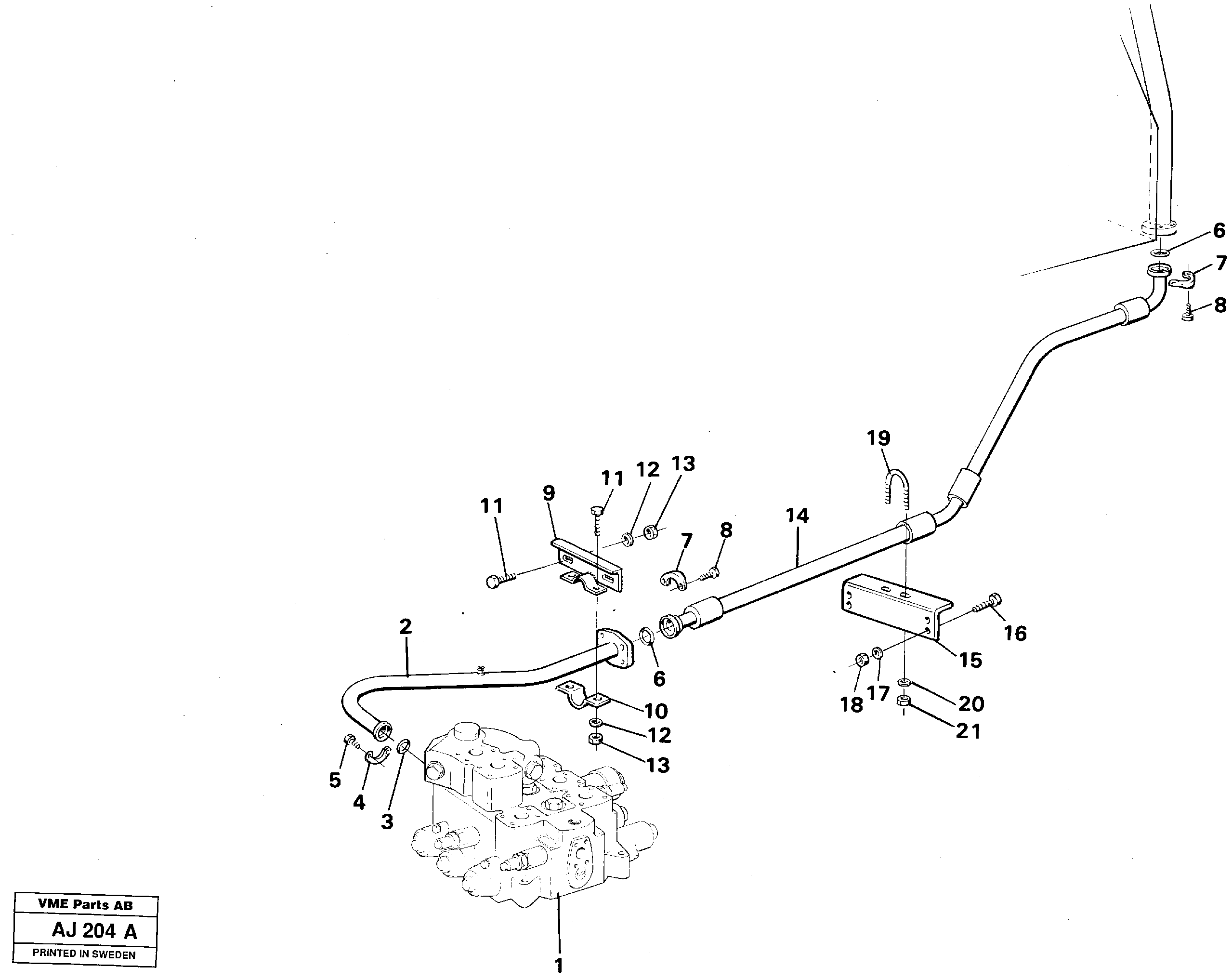 Timing gear casing VOE11018817 VOLVO