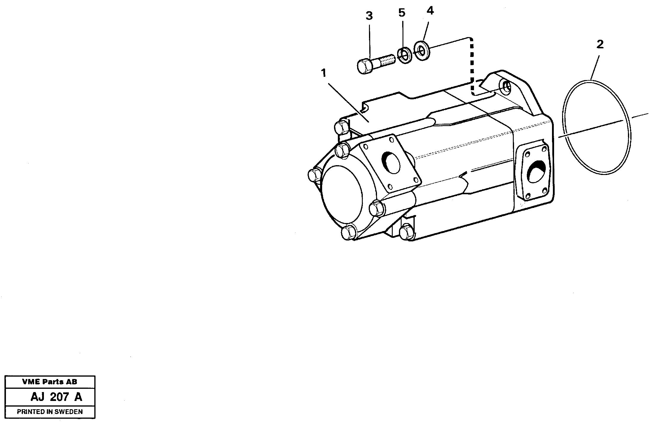 Hydraulic Pump VOE11019431 VOLVO