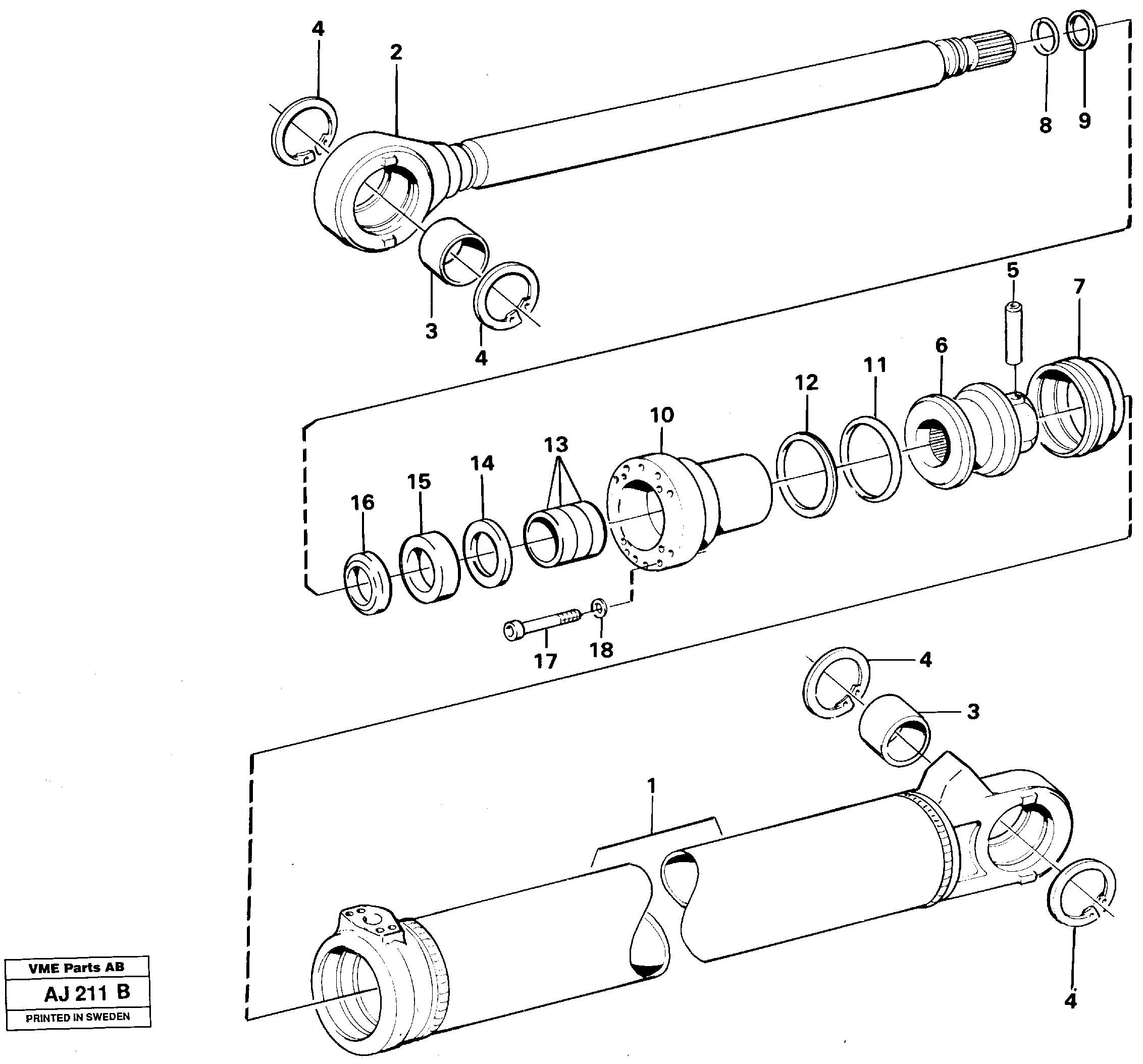Safety Bolt VOE11088035 VOLVO