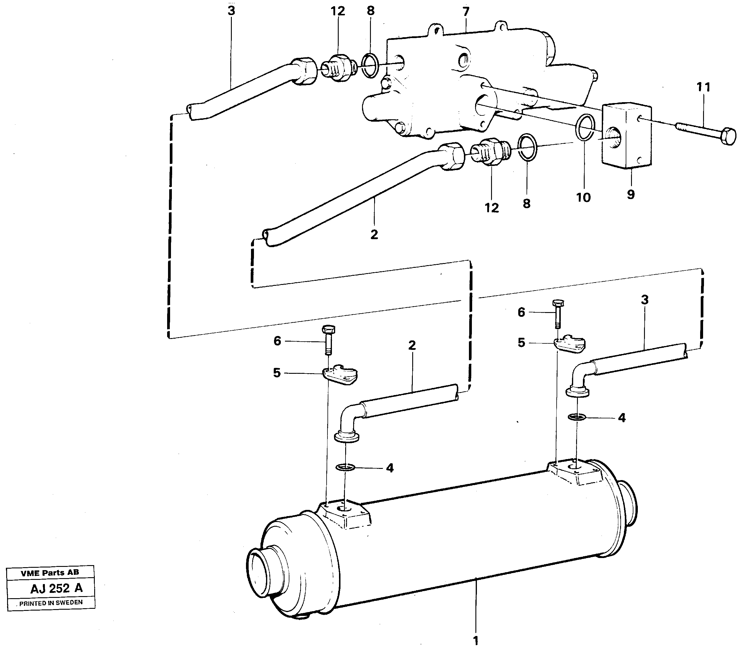Timing gear casing VOE13933458 VOLVO