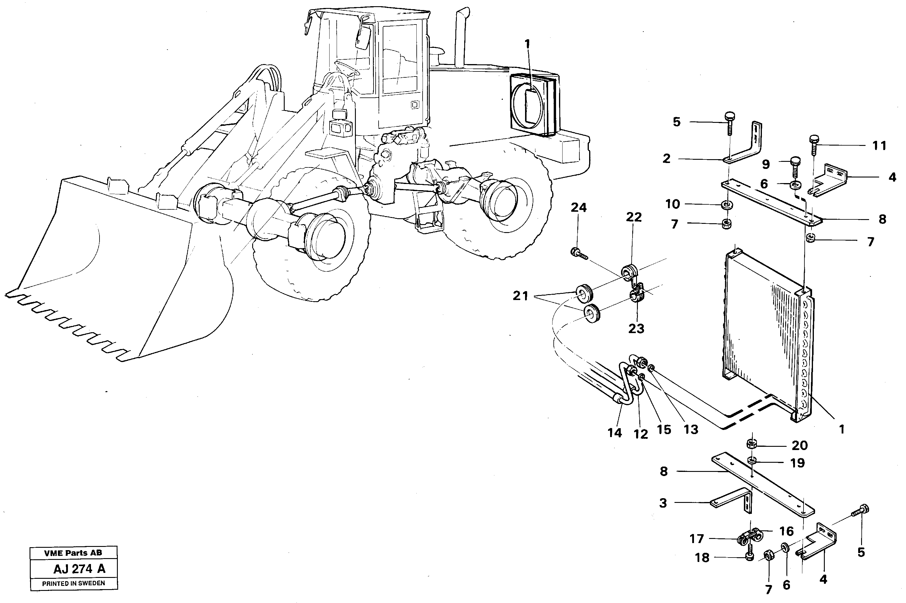 Angle Iron VOE11019047 VOLVO