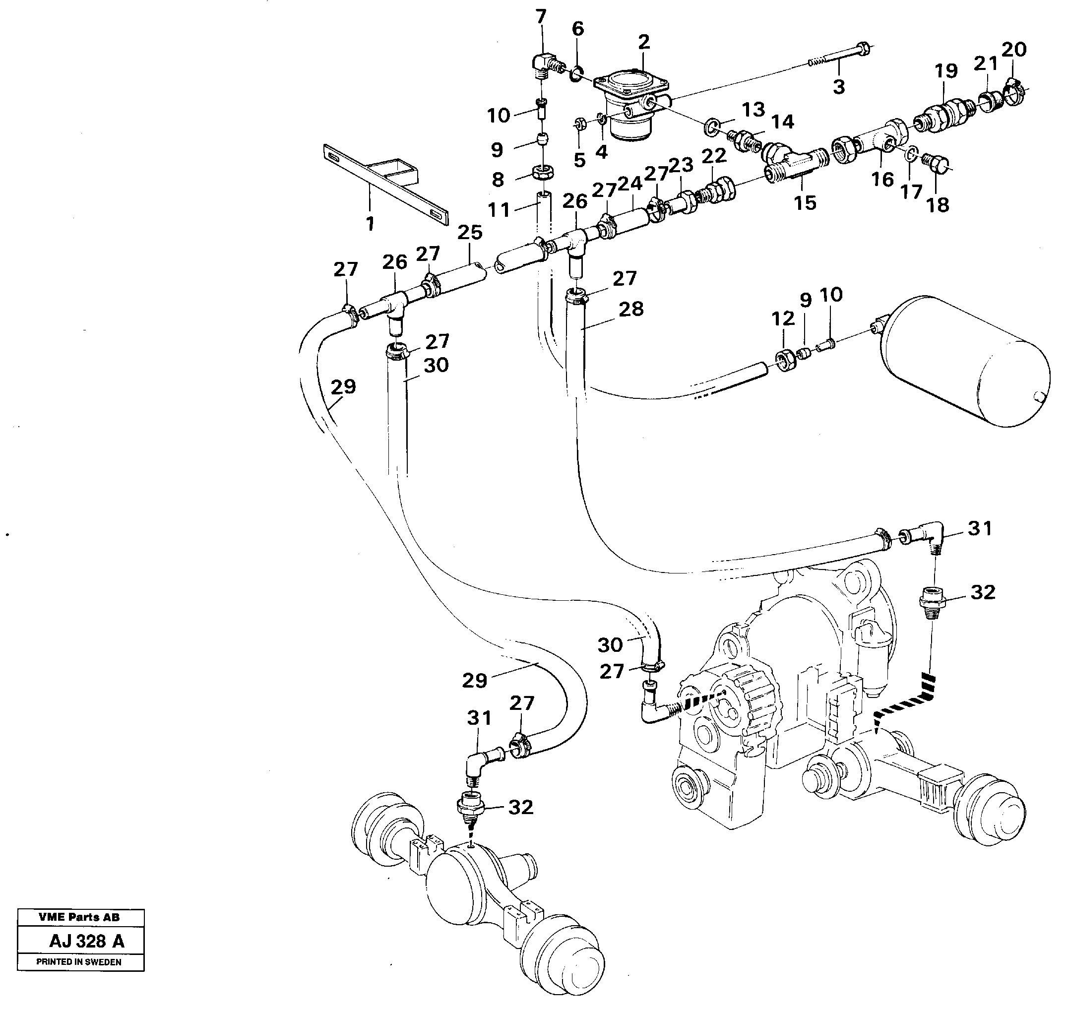 Flange VOE946260 VOLVO