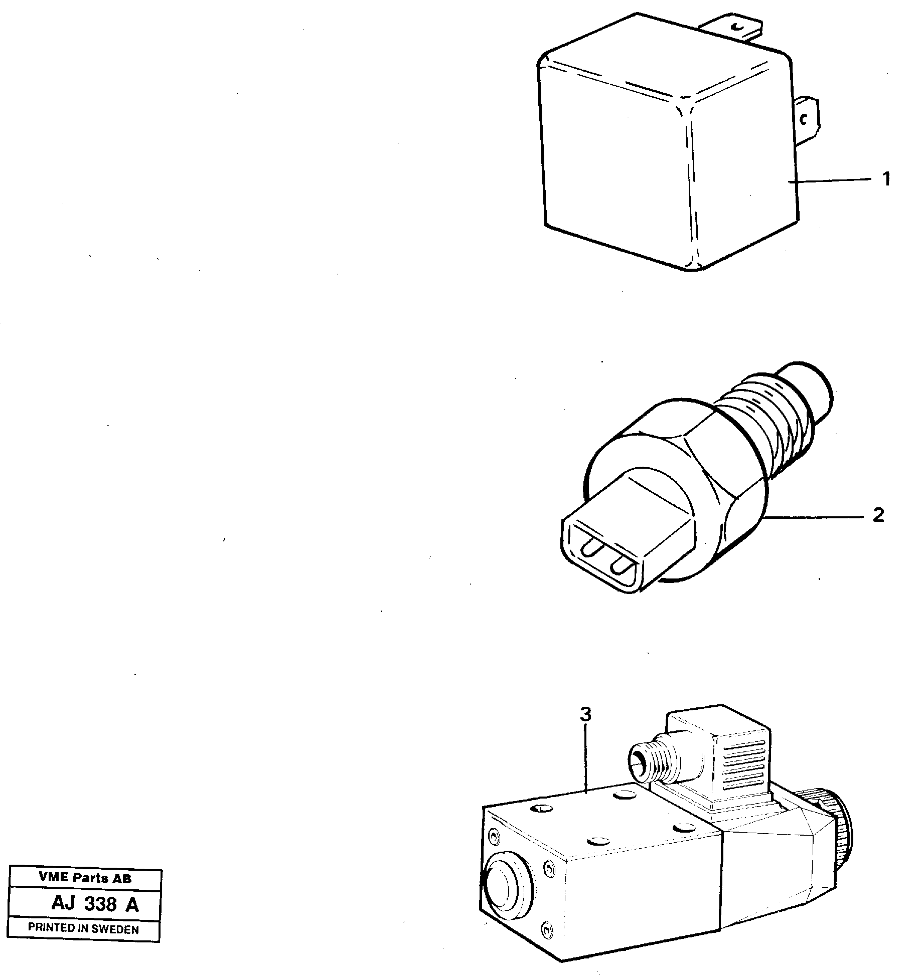 Control cylinder VOE4786990 VOLVO