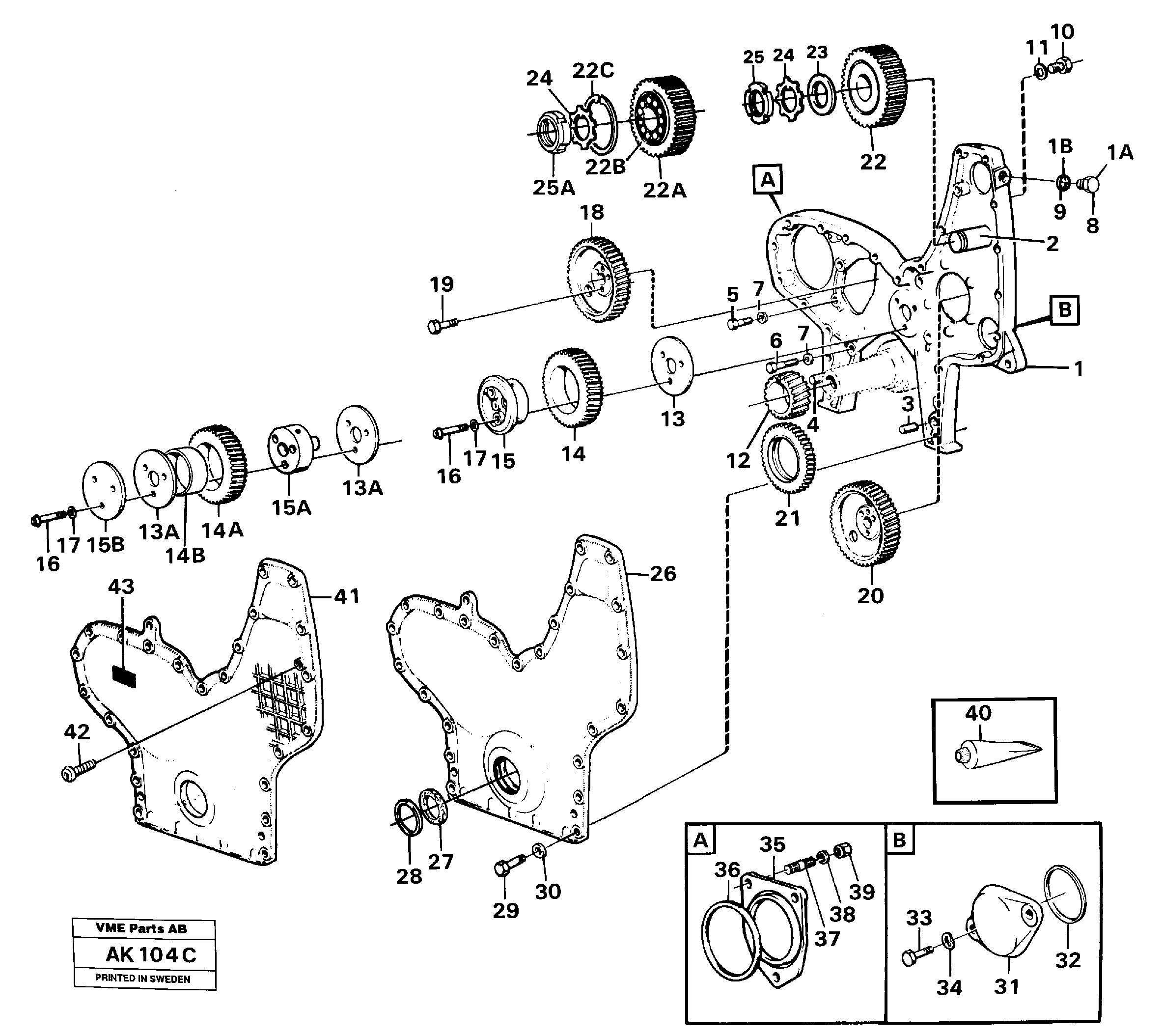 Ac-compressor inst. VOE478579 VOLVO