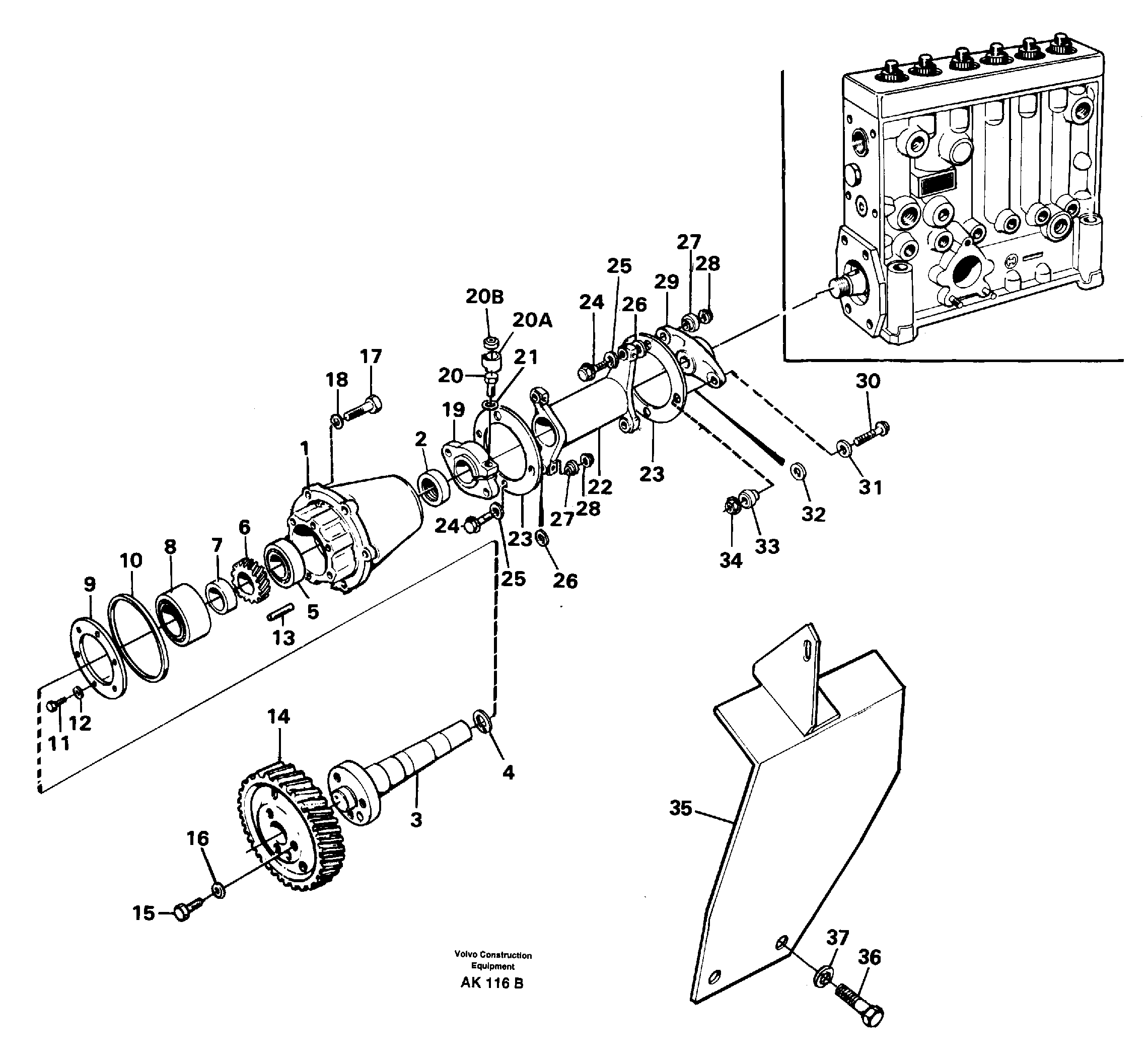 Digging Arm VOE478416 VOLVO
