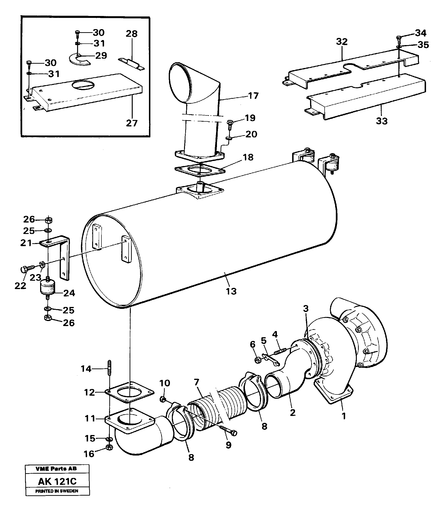 Axle Casing VOE11033377 VOLVO