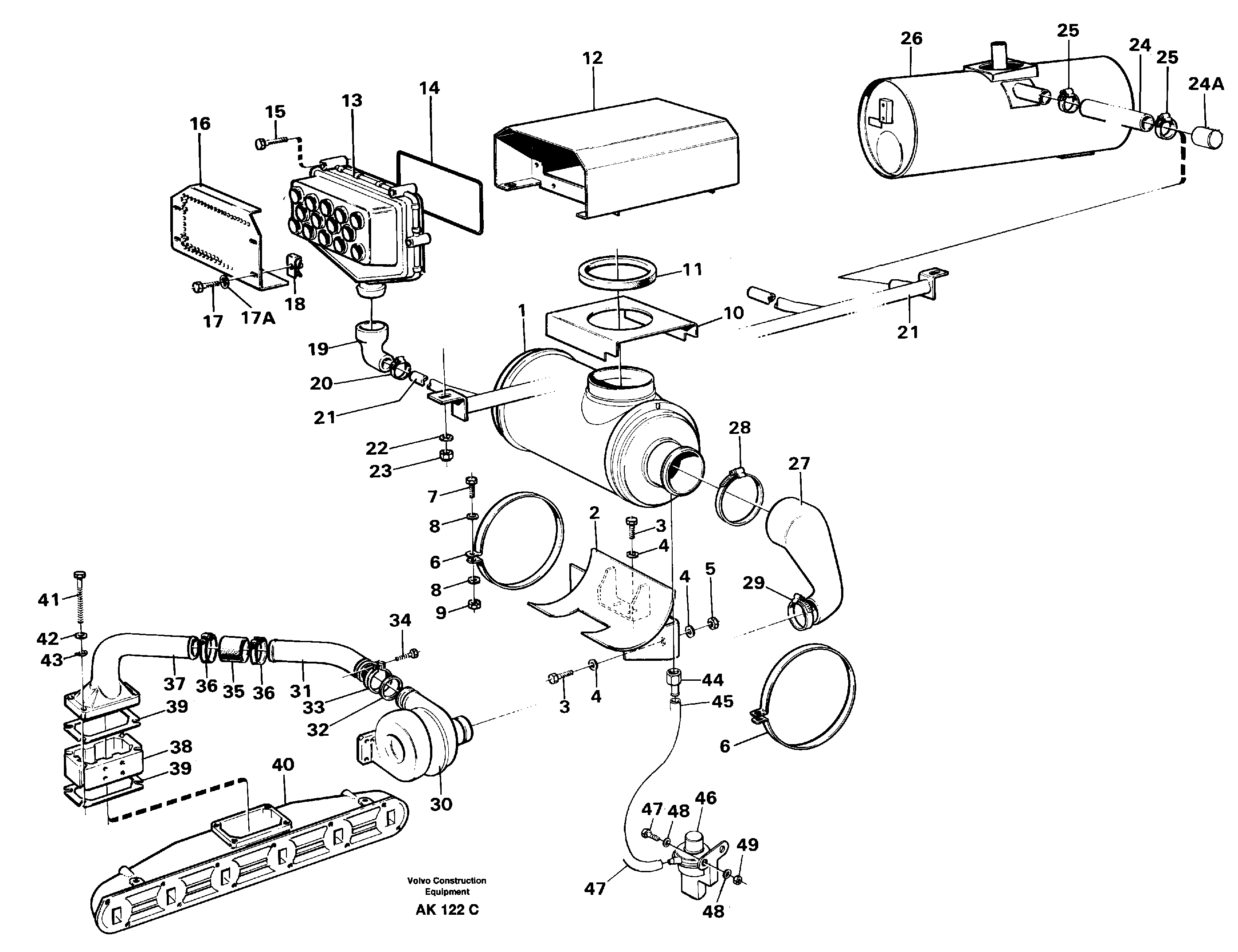 Inlet Pipe VOE478331 VOLVO