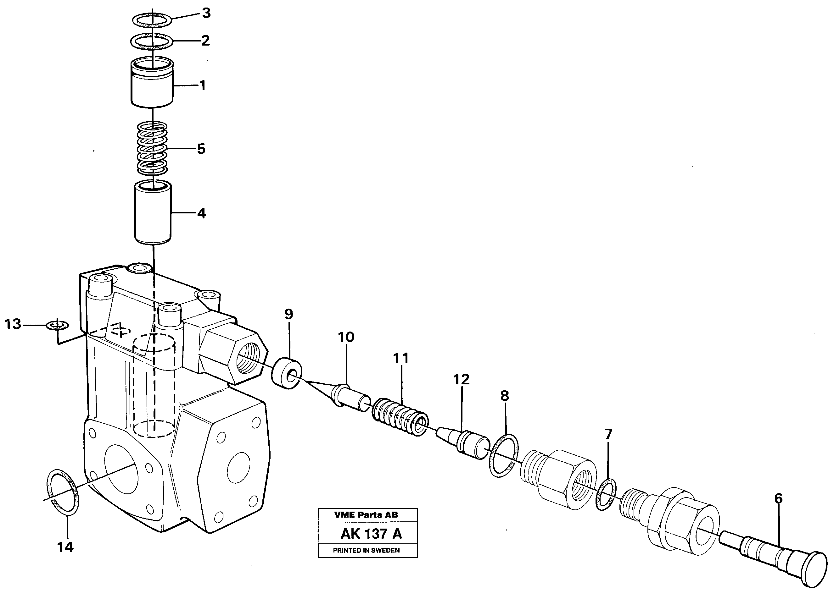 Five-way Union VOE11996248 VOLVO