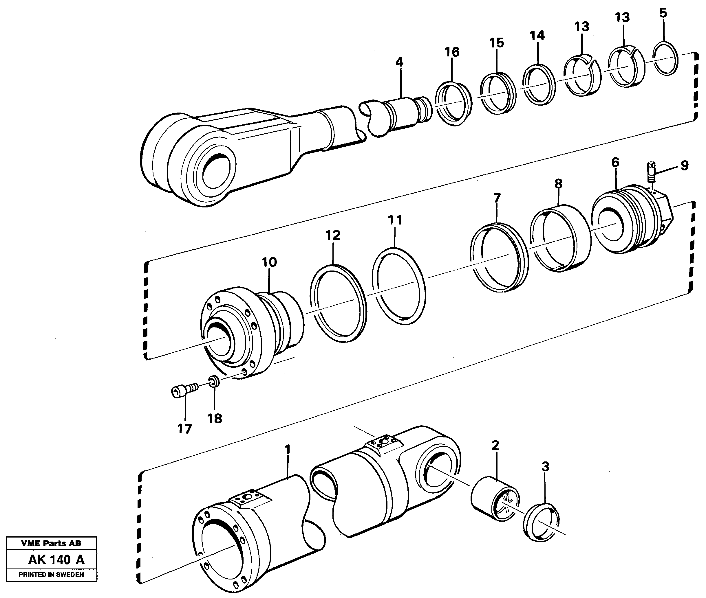 Crankshaft Seal VOE11005121 VOLVO