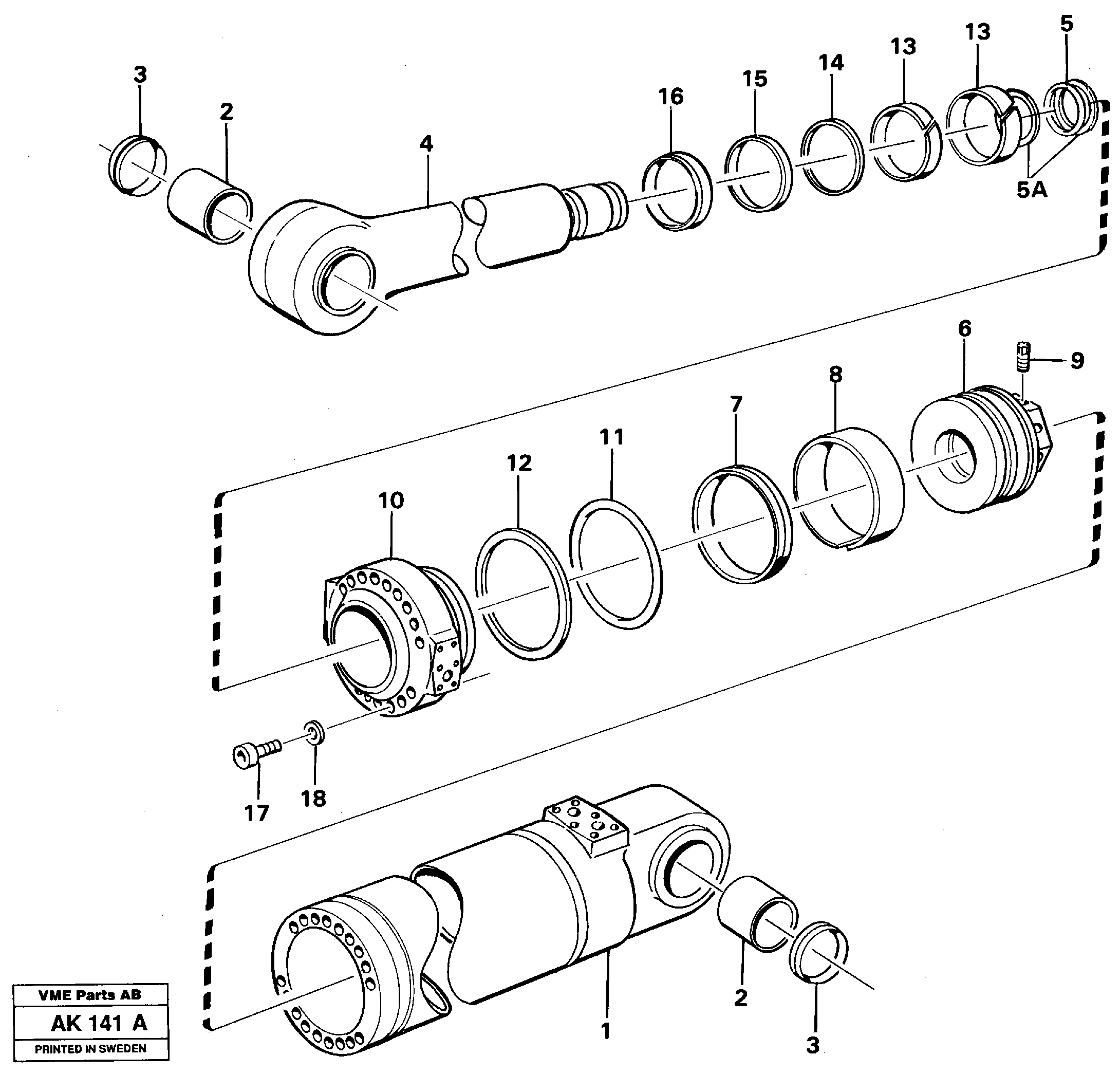 Safety Bolt VOE11005149 VOLVO