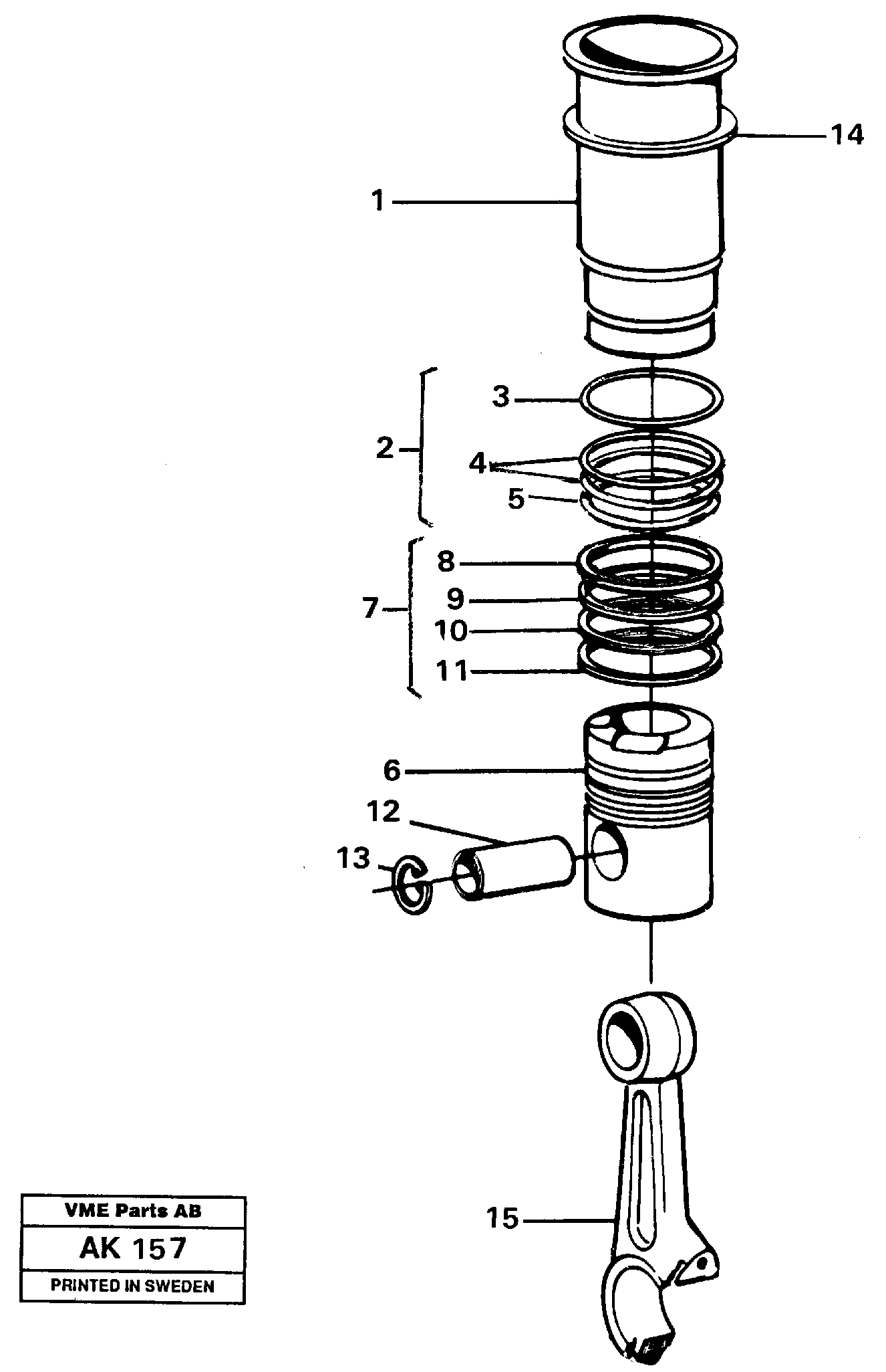 Valve Shell VOE423124 VOLVO