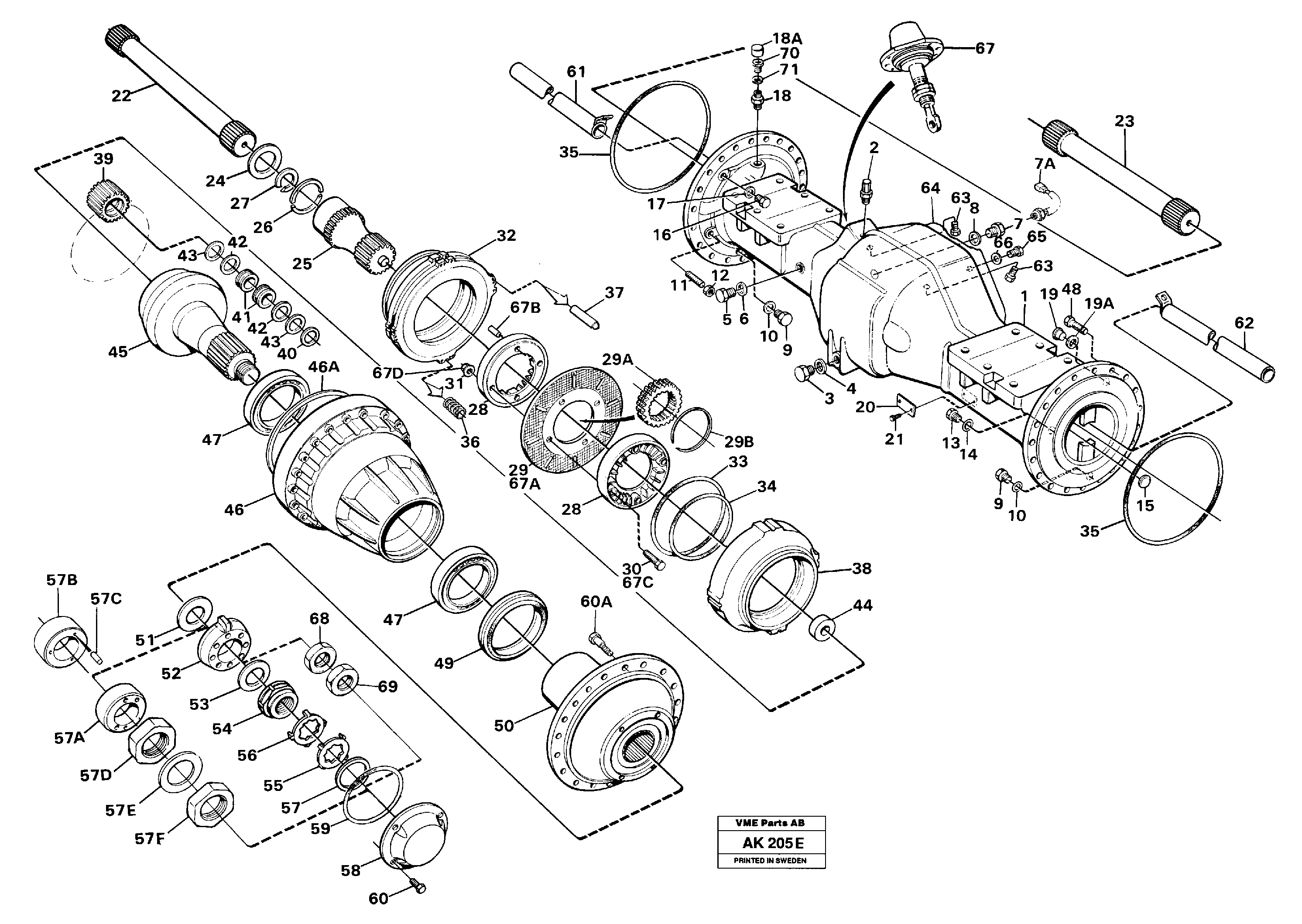 Planet Shaft VOE23823 VOLVO